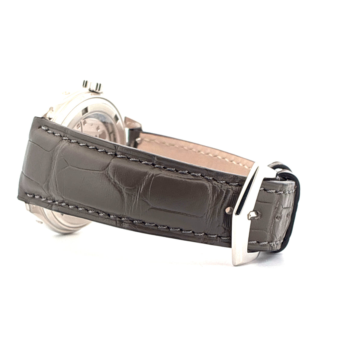 Annual Calendar / Platinum / Grey Dial / 3 Straps / Box & Papers / 2005