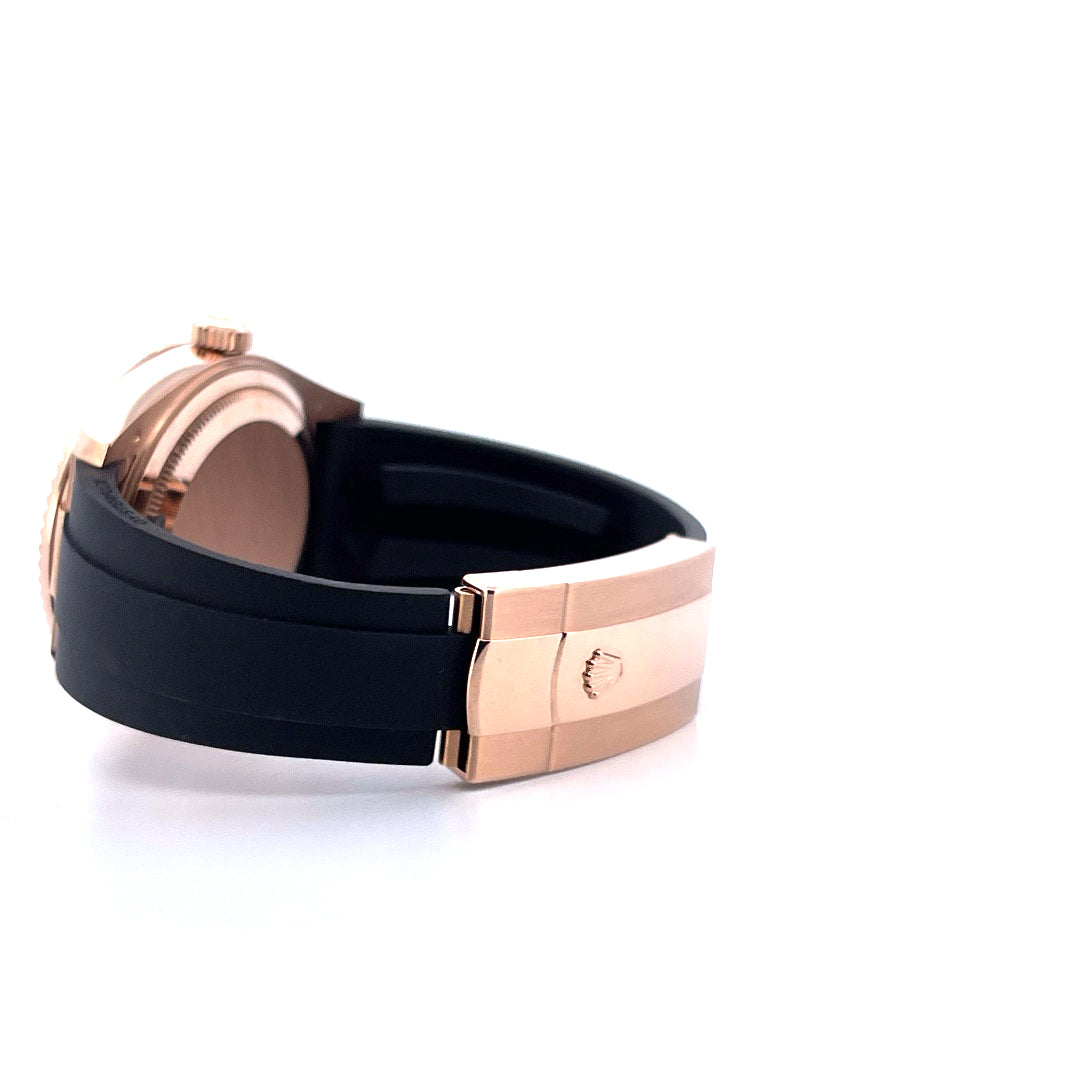 Sky-Dweller 42 Roségold mit Kautschukband / graues Zifferblatt / Everose - Juwelier Spliedt