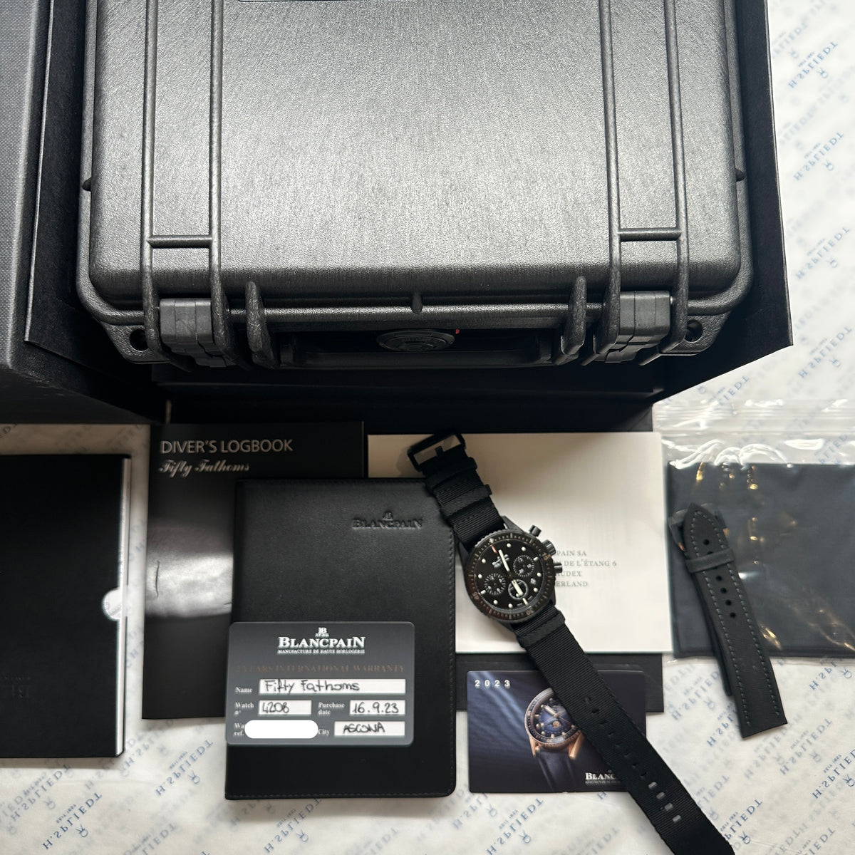 Blancpain Fifty Fathoms Bathyscaphe Flyback Ceramic