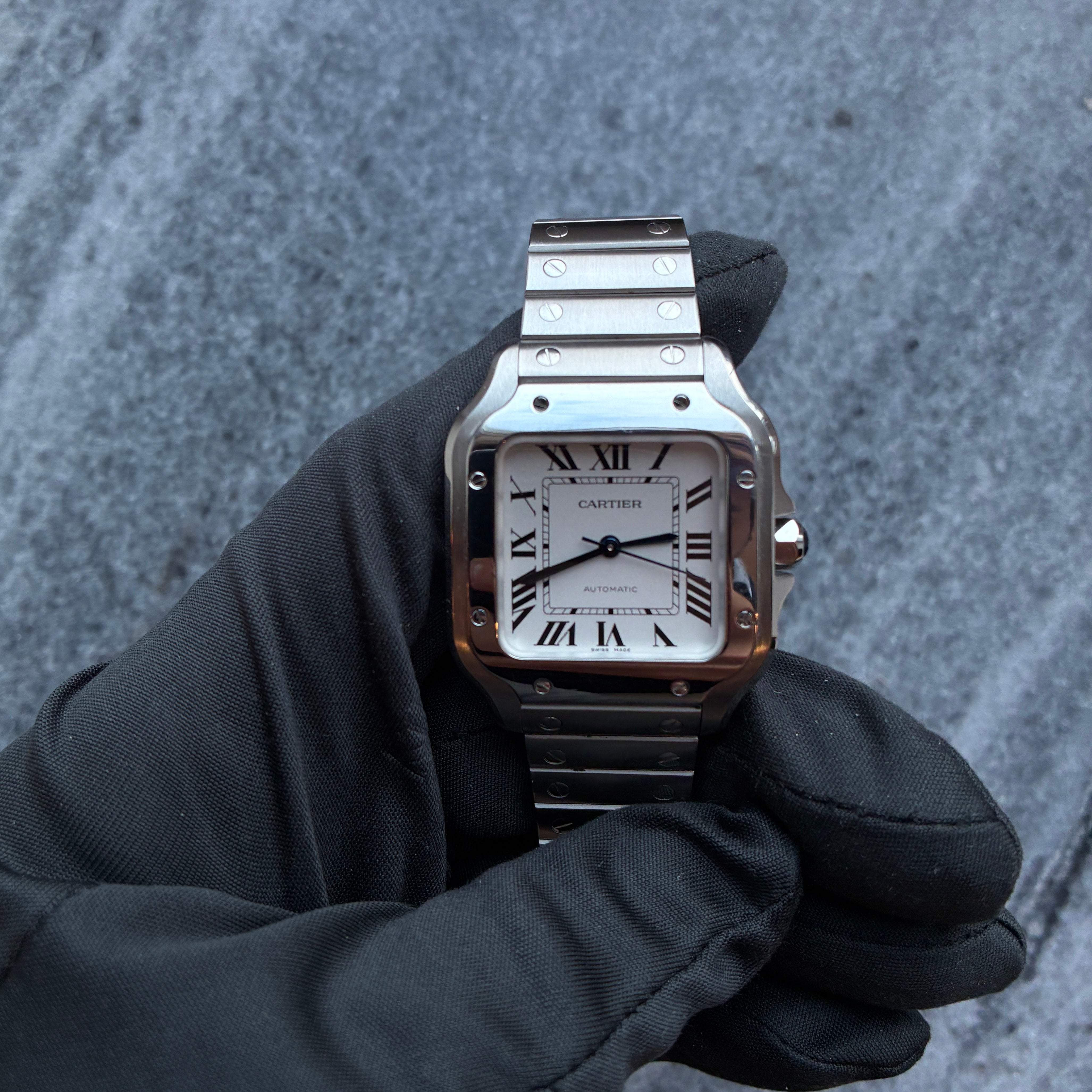 Cartier - Santos De Cartier / Unworn leather strap / Full-Set / 2023 - [product_sku]