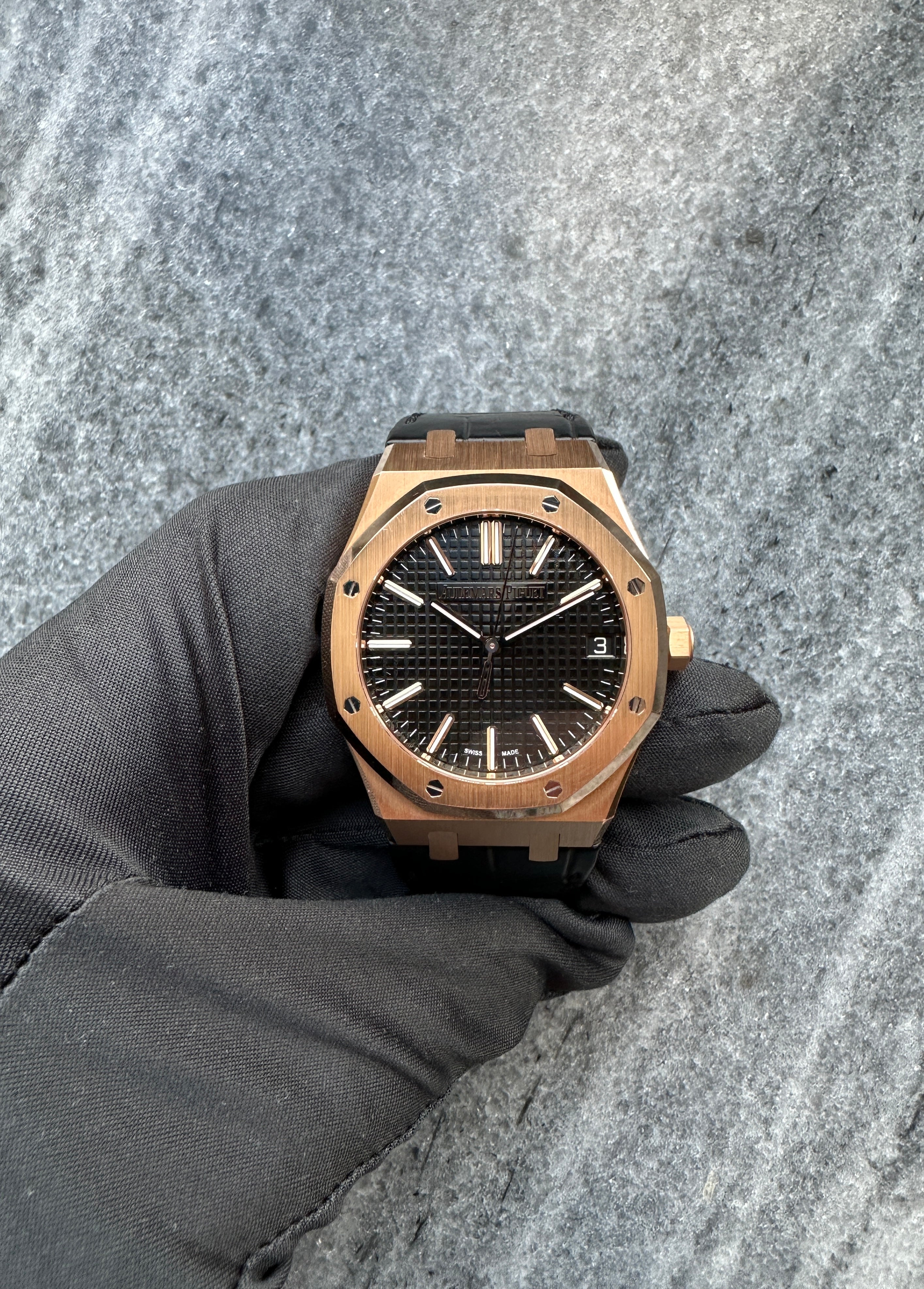 Royal Oak Roségold 15510OR / Full Set / inkl. Kautschuk-Armband / 2023