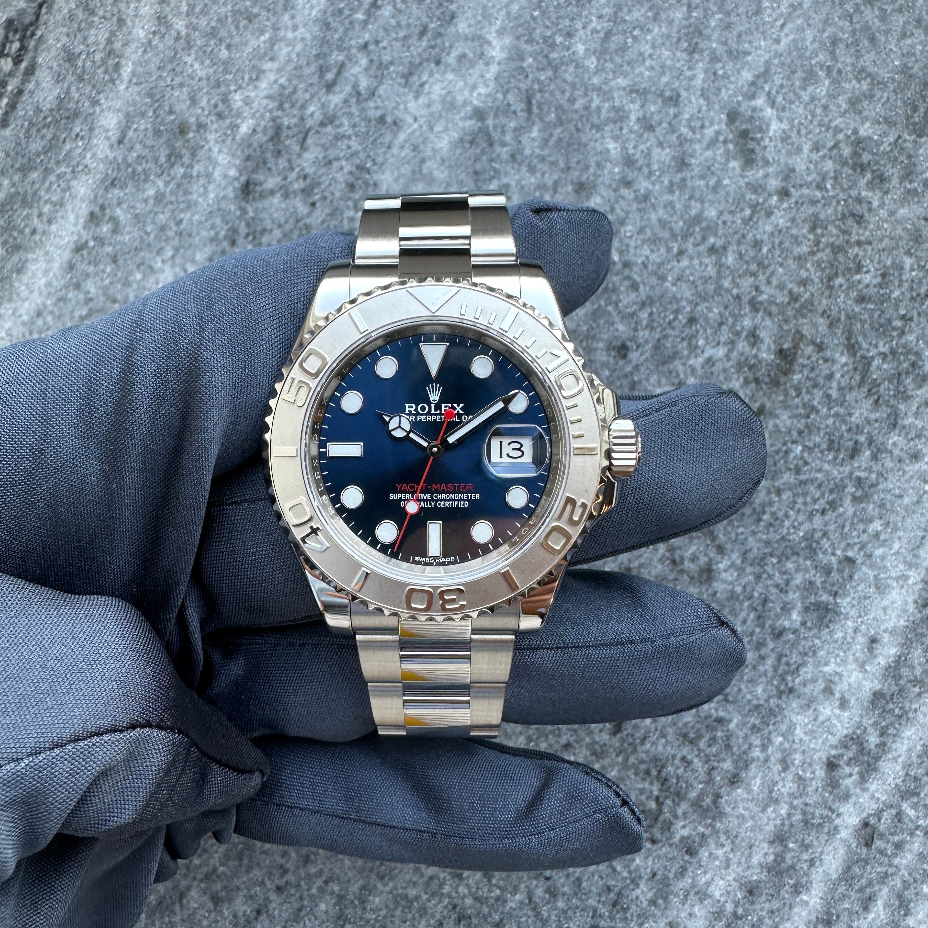 Yacht-Master 40 Blue Dial Ref. 116622 / Box and Paper / LC100 / 2017