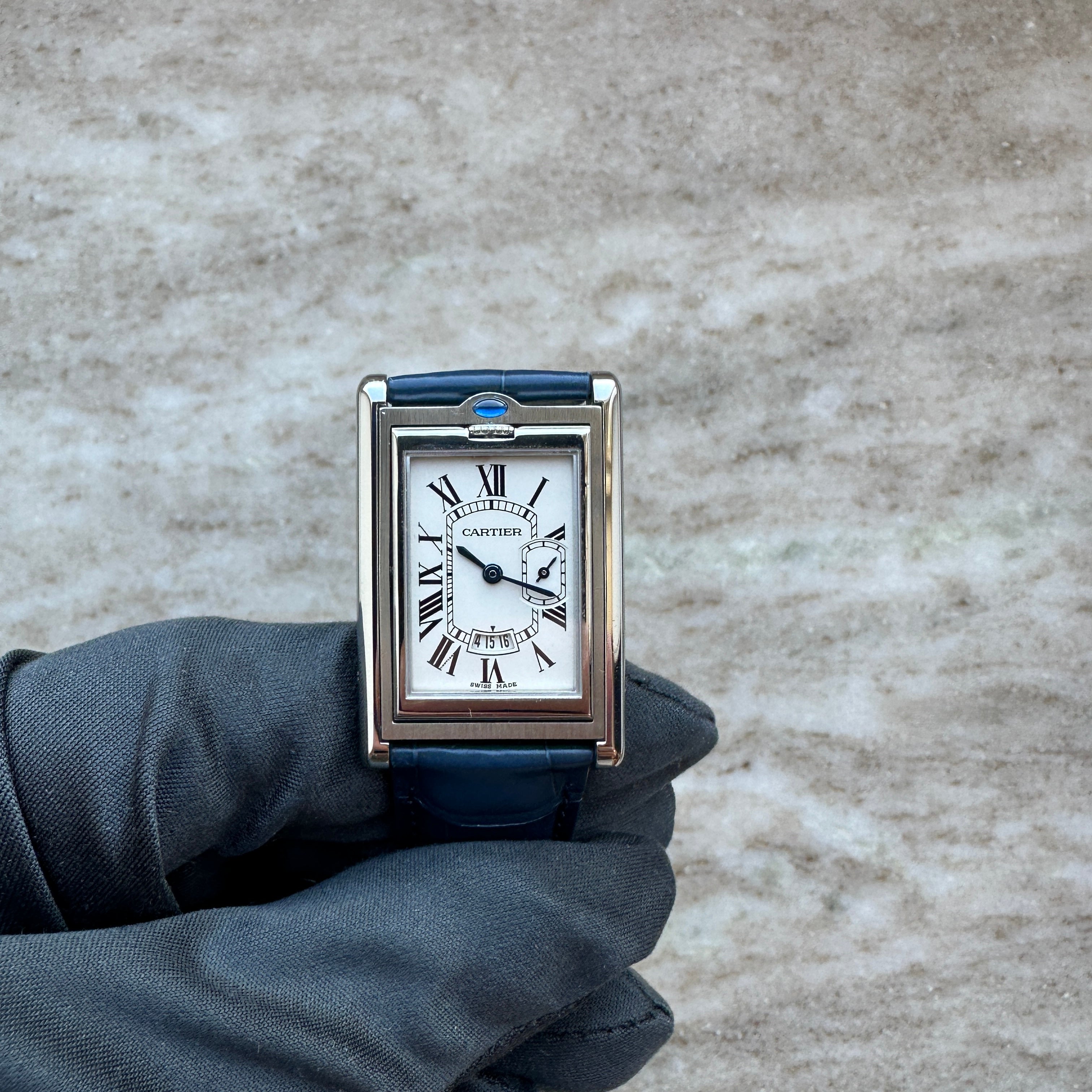 Cartier - Tank Basculante / Full Set / Service Cartier 2024 / very good Condition / 1999 - [product_sku]