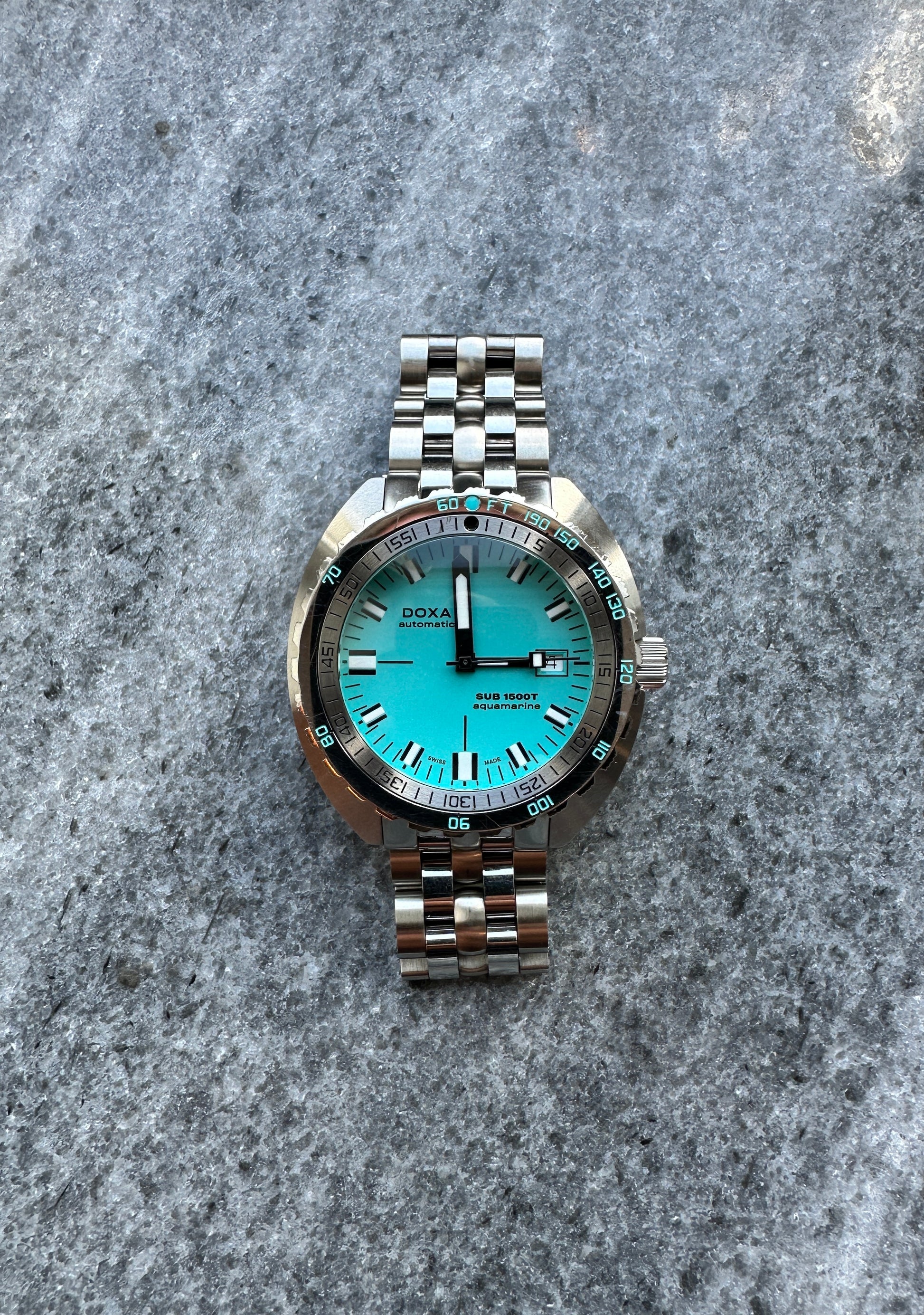 Doxa - DOXA Sub 1500t Auto Men's Aquamarine / Full Set -2022- - [product_sku]