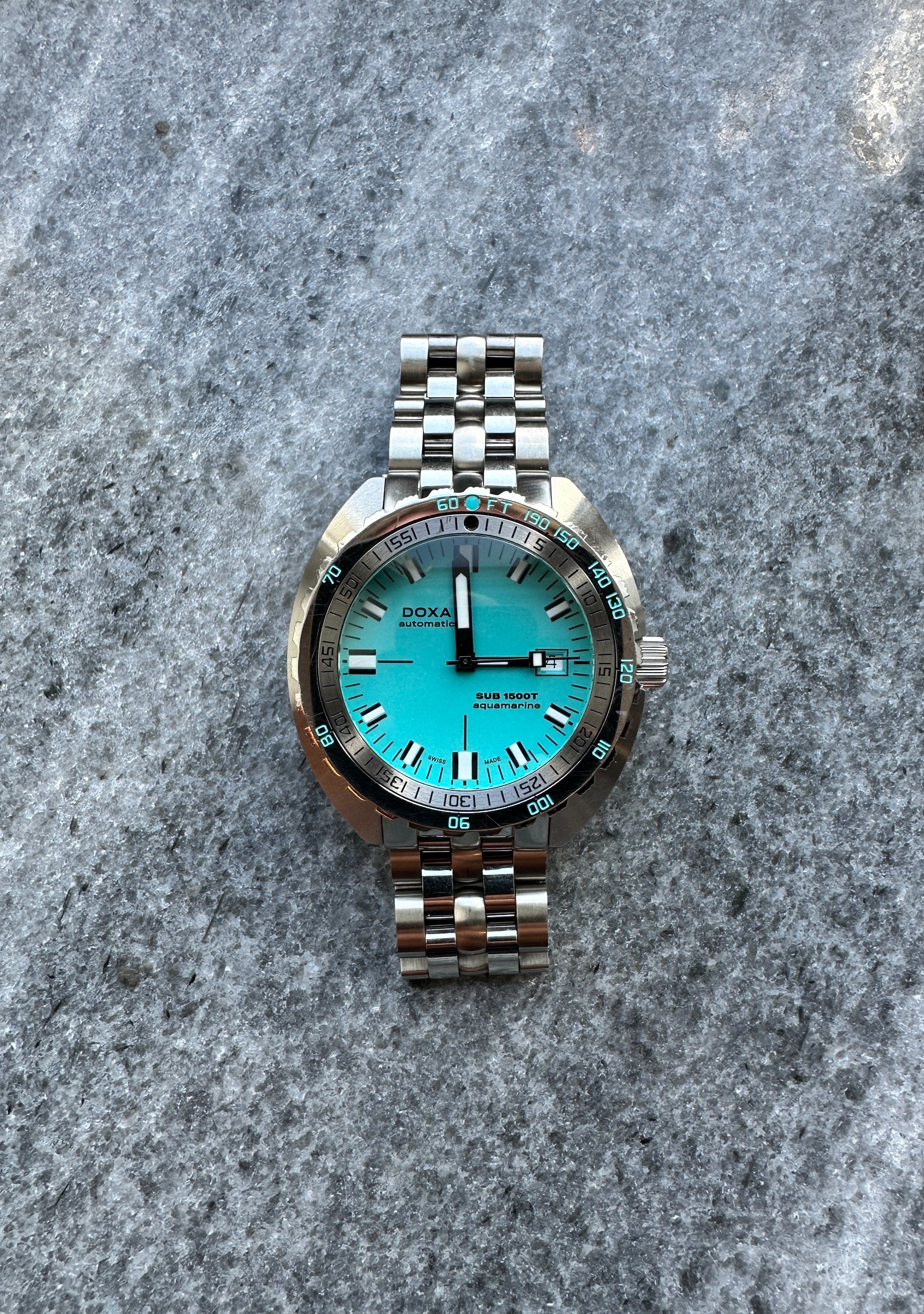 Doxa - DOXA Sub 1500t Auto Men's Aquamarine / Full Set -2022- - [product_sku]