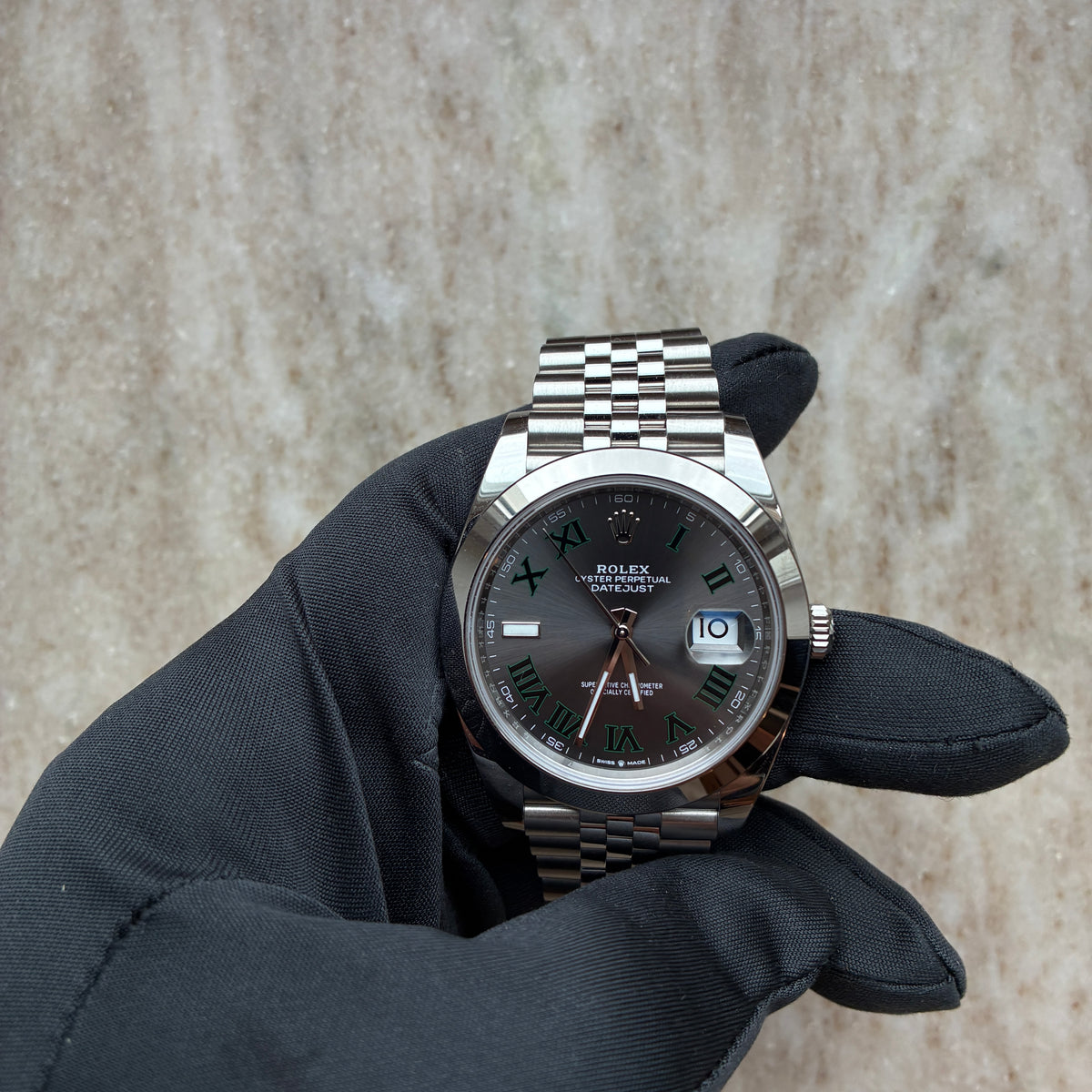 Datejust 41 / Jubilee / Wimbledon / very good condt. / Full-Set / 2023