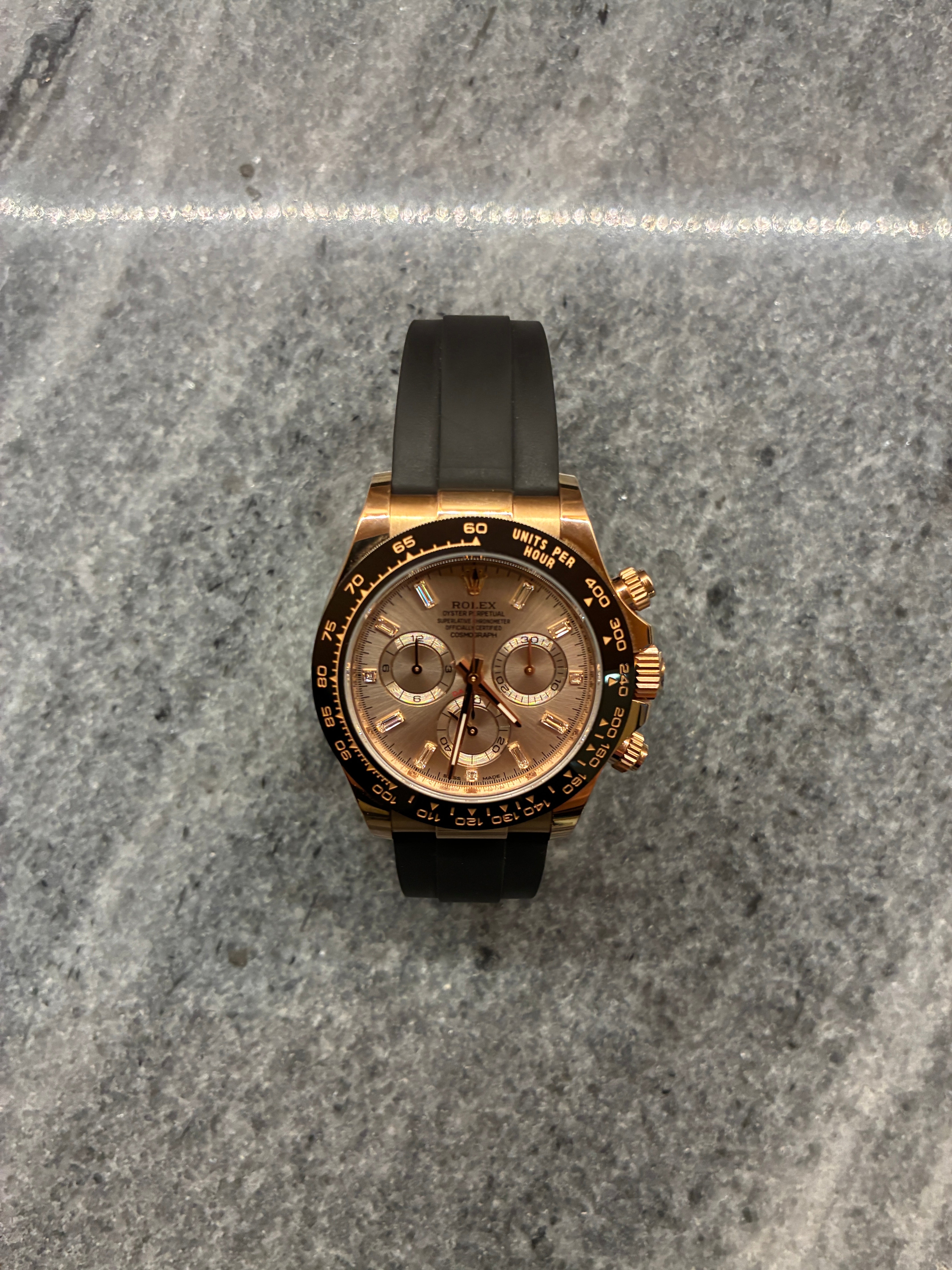 Daytona / Oysterflex / Roségold / Baguette Dial / Full-Set / 2022