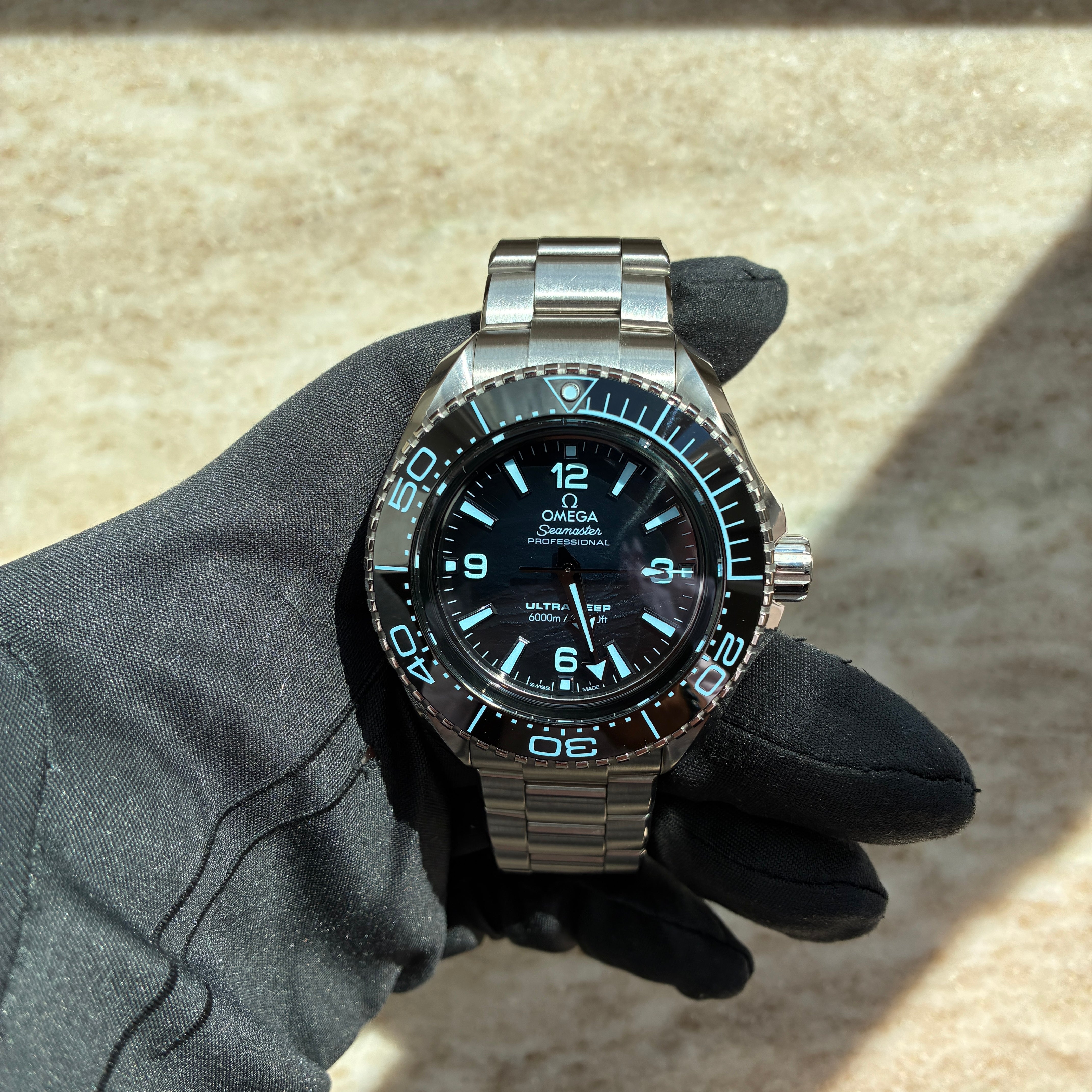 Seamaster Ultra Deep 6000M / very good condt. / Stainless steel / Full-Set / 2025 / 4 years Omega guarantee