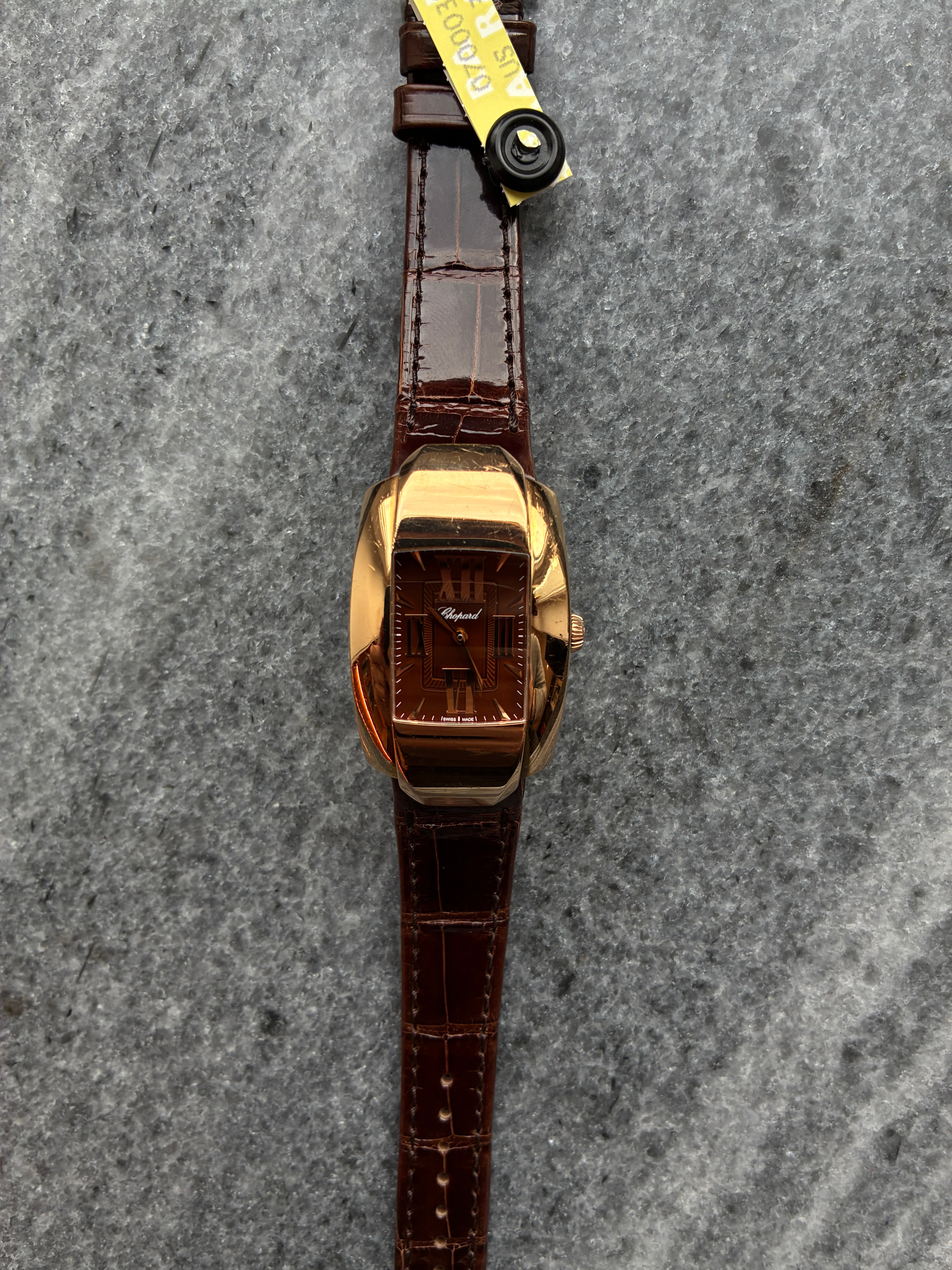 La Strada / Roségold / unworn leather strap / brown dial / Box & Papers