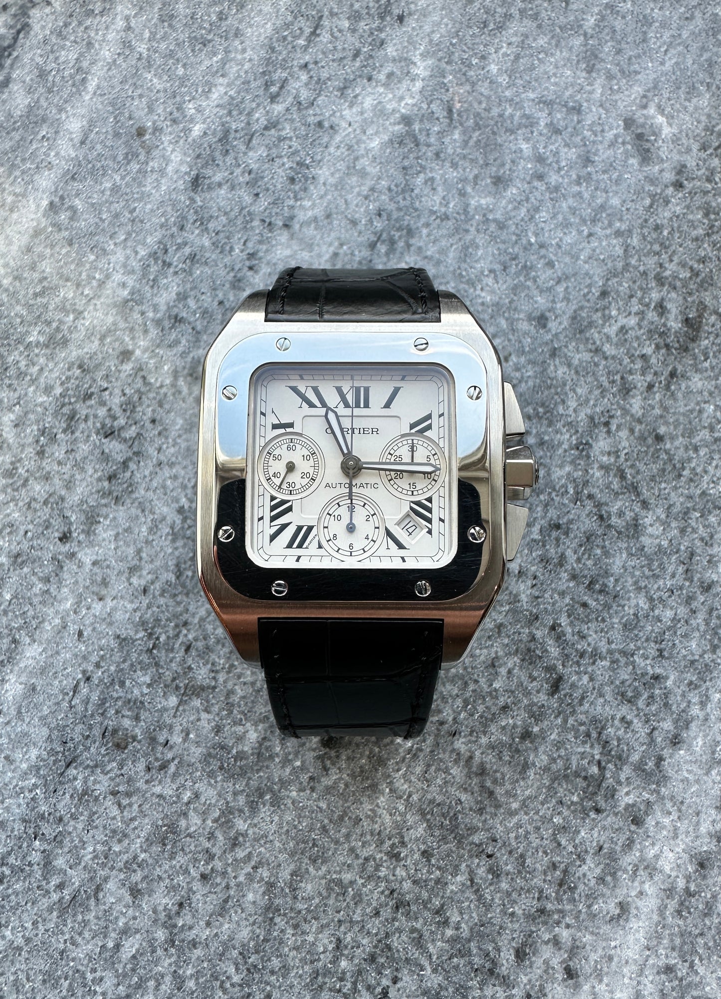 Cartier - Cartier Santos 100 Xl Chronograph (Full Set) -2008- - [product_sku]