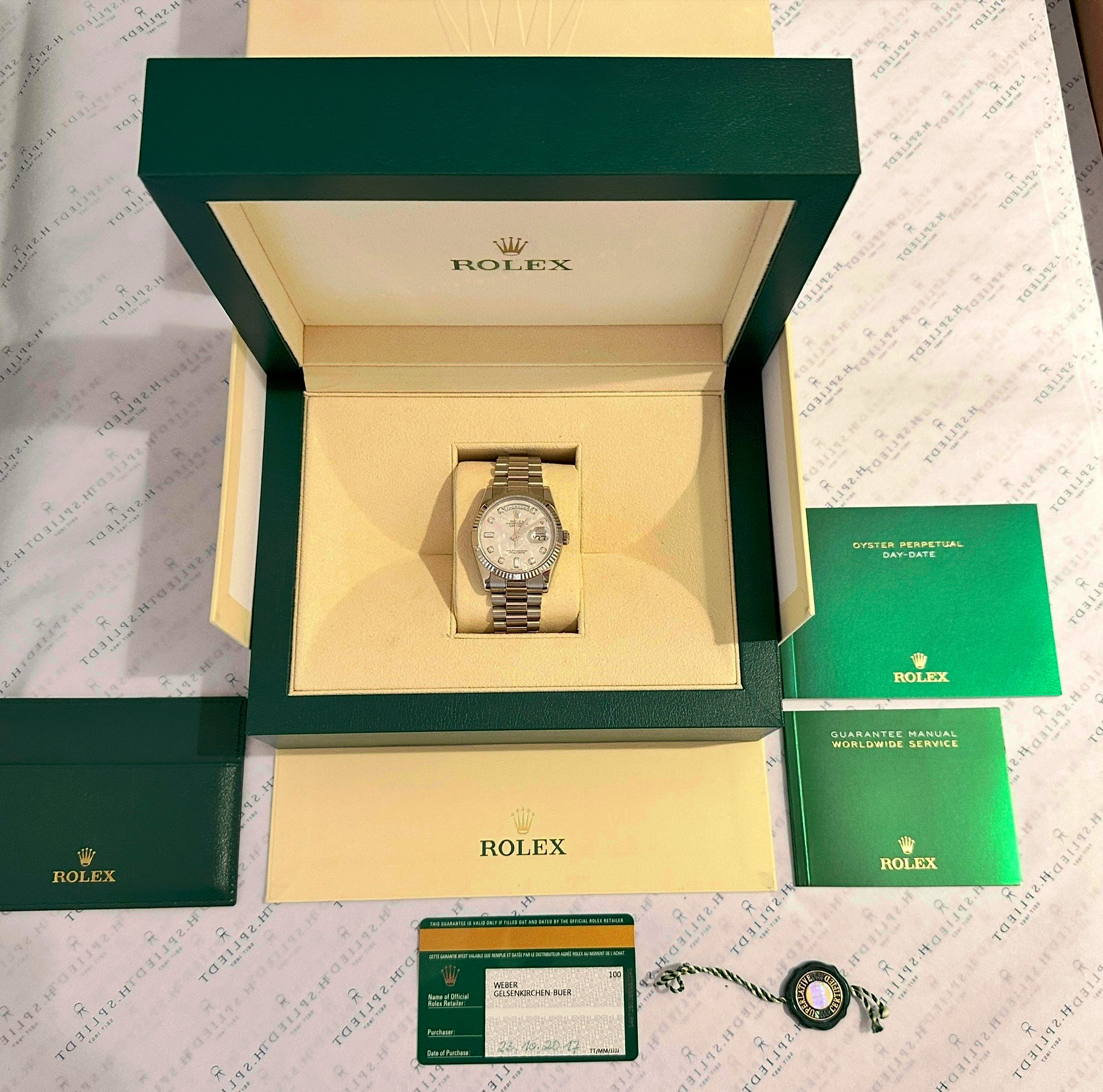 Rolex - Rolex Day-Date 36 Meteorit Whitegold (2017) - [product_sku]
