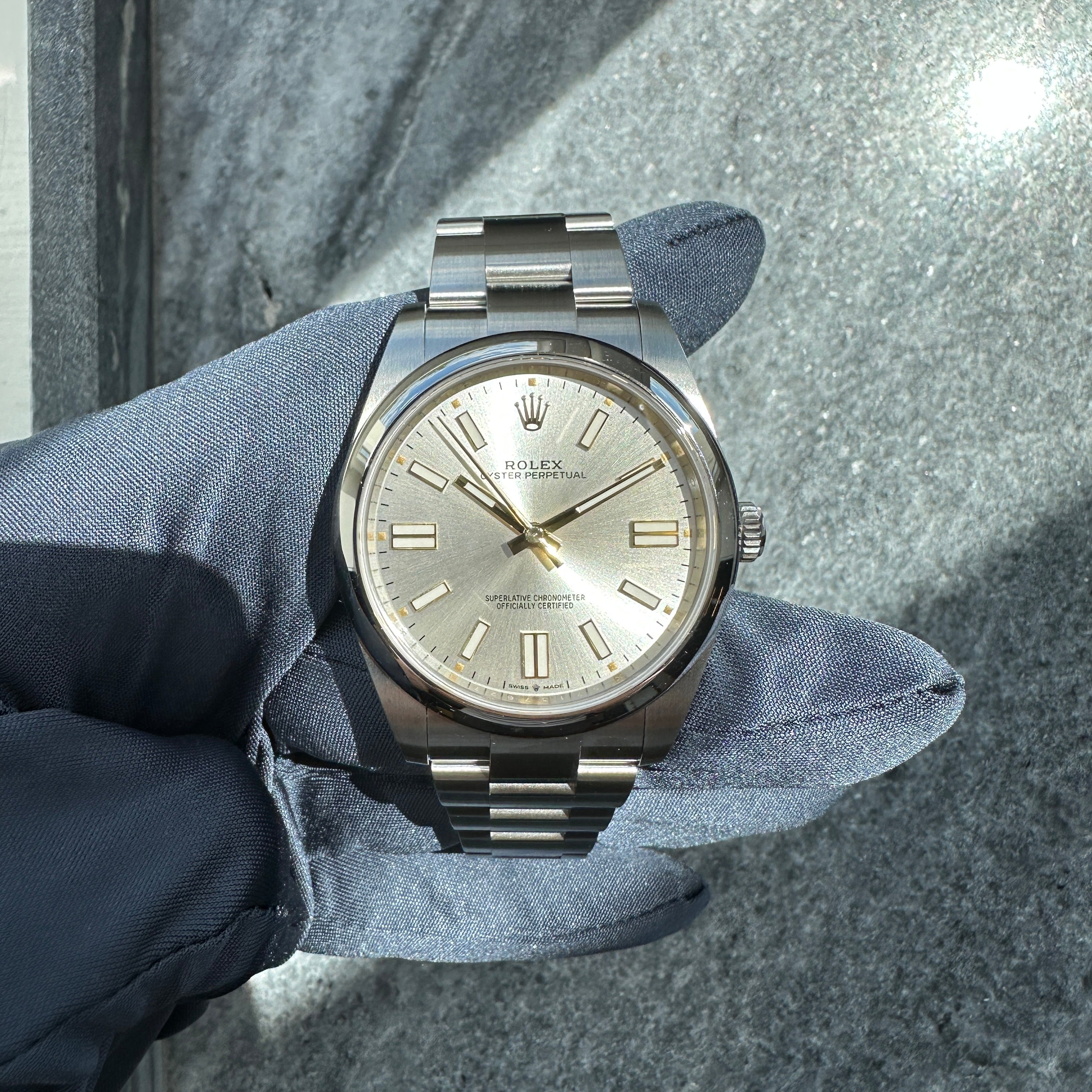 Oyster Perpetual 41 Silver Dial / Full Set / 2021
