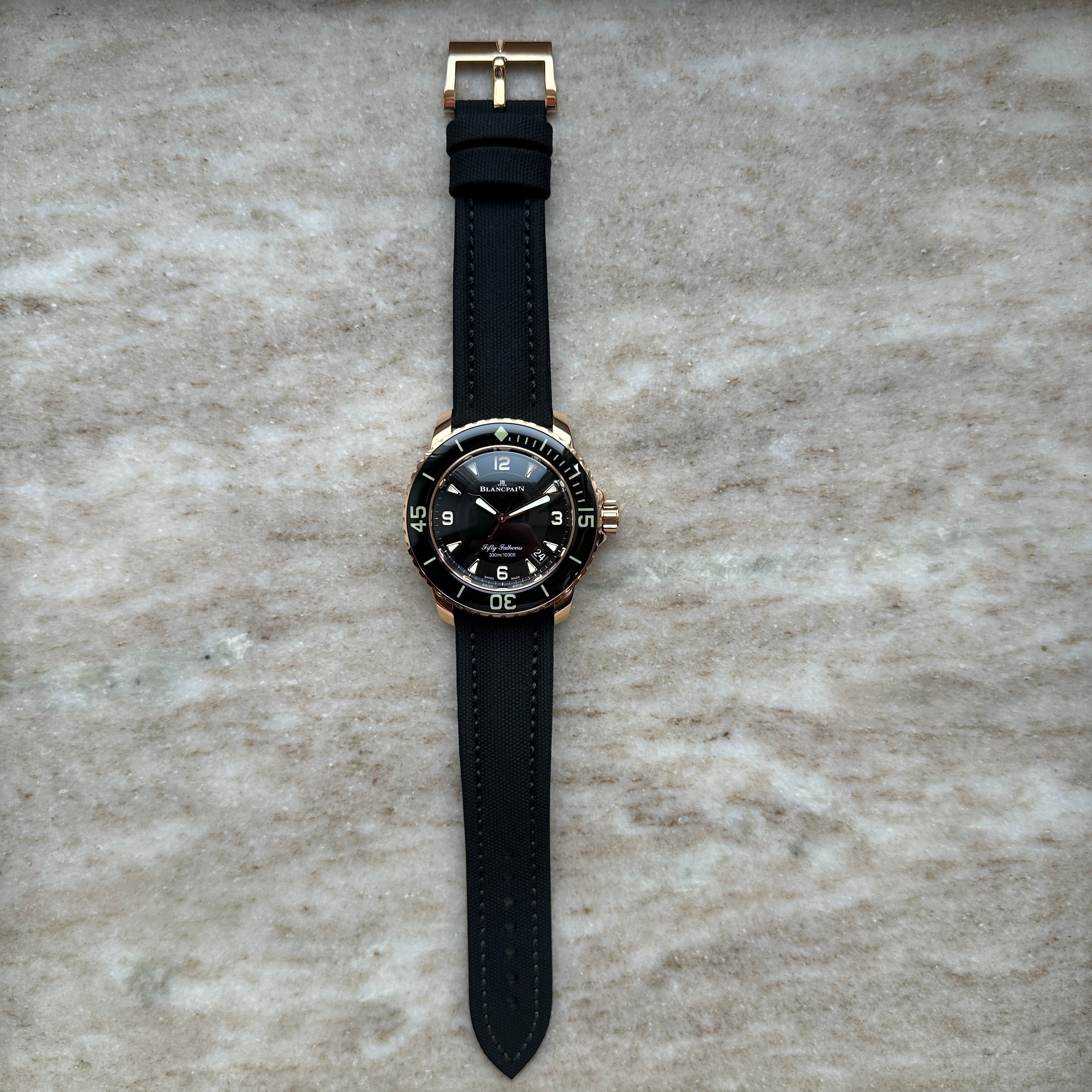 Blancpain - Fifty Fathoms Automatique Roségold / Full Set / pretty Condition / 2025 - [product_sku]