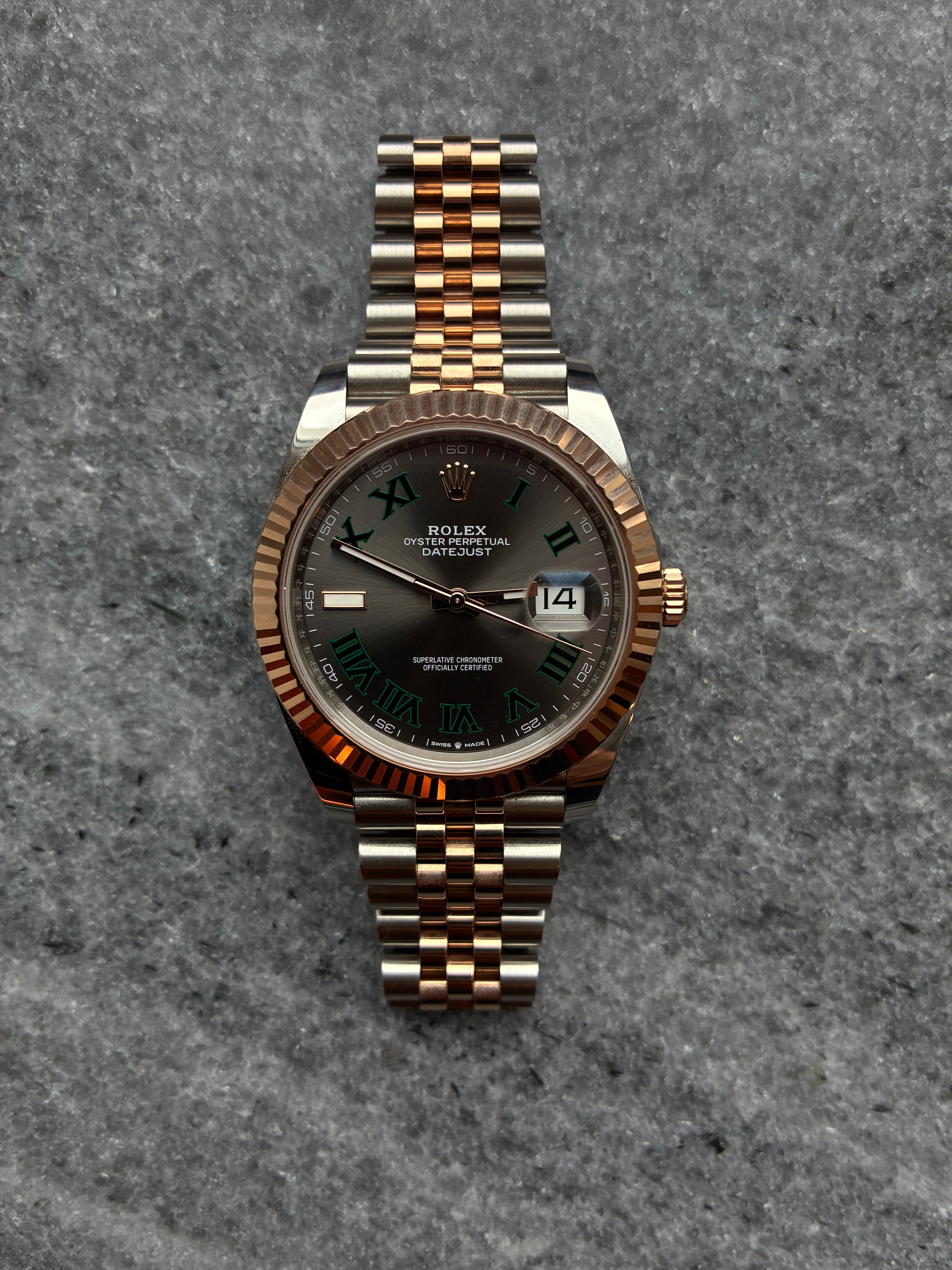 Datejust 41 Wimbledon / Bicolor / Full-Set 2022