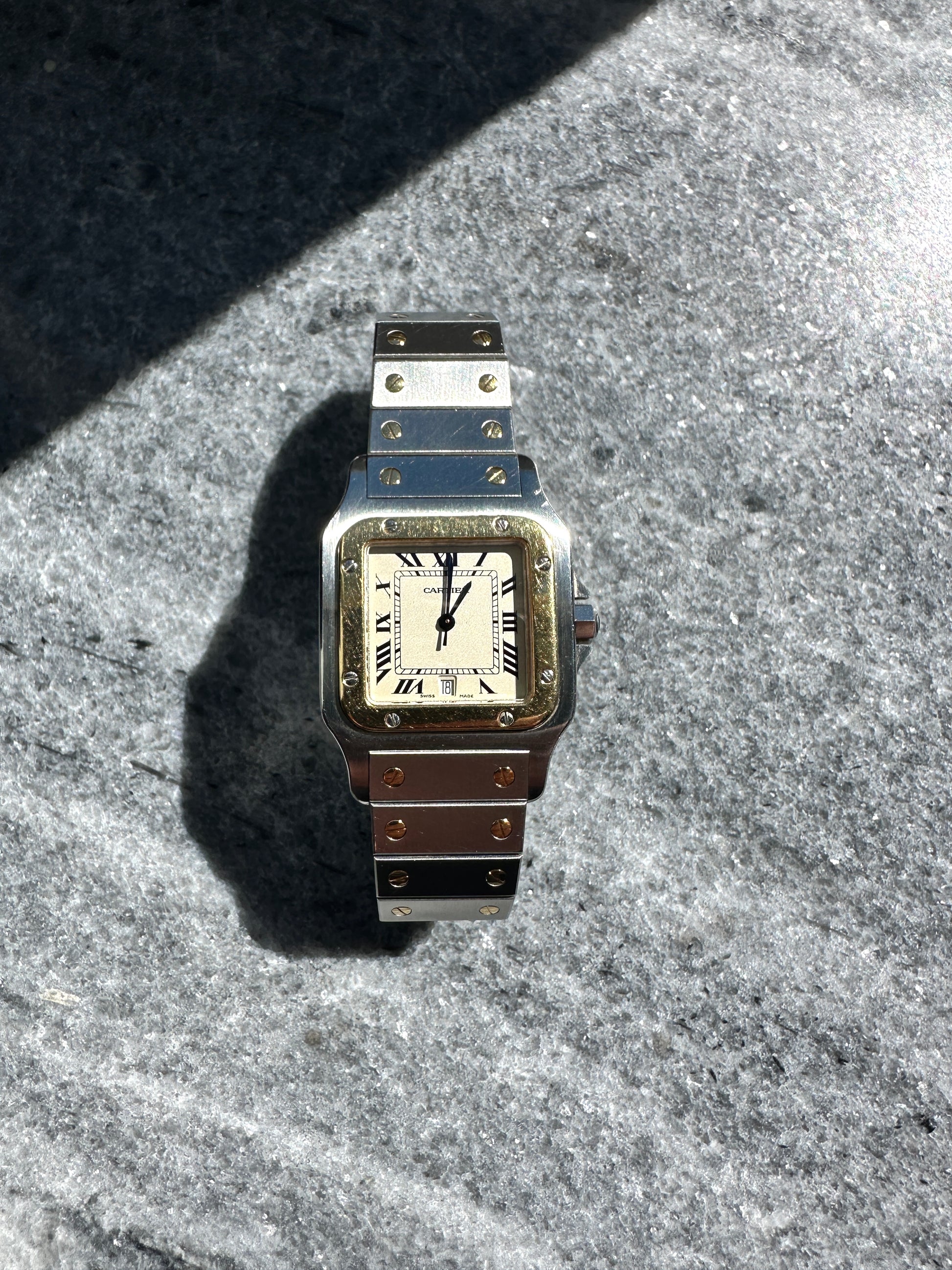 Cartier - Santos Galbée Large Model 29 x 41 Quarz / Full Set / Unpolished -1999 (Germany)- - [product_sku]