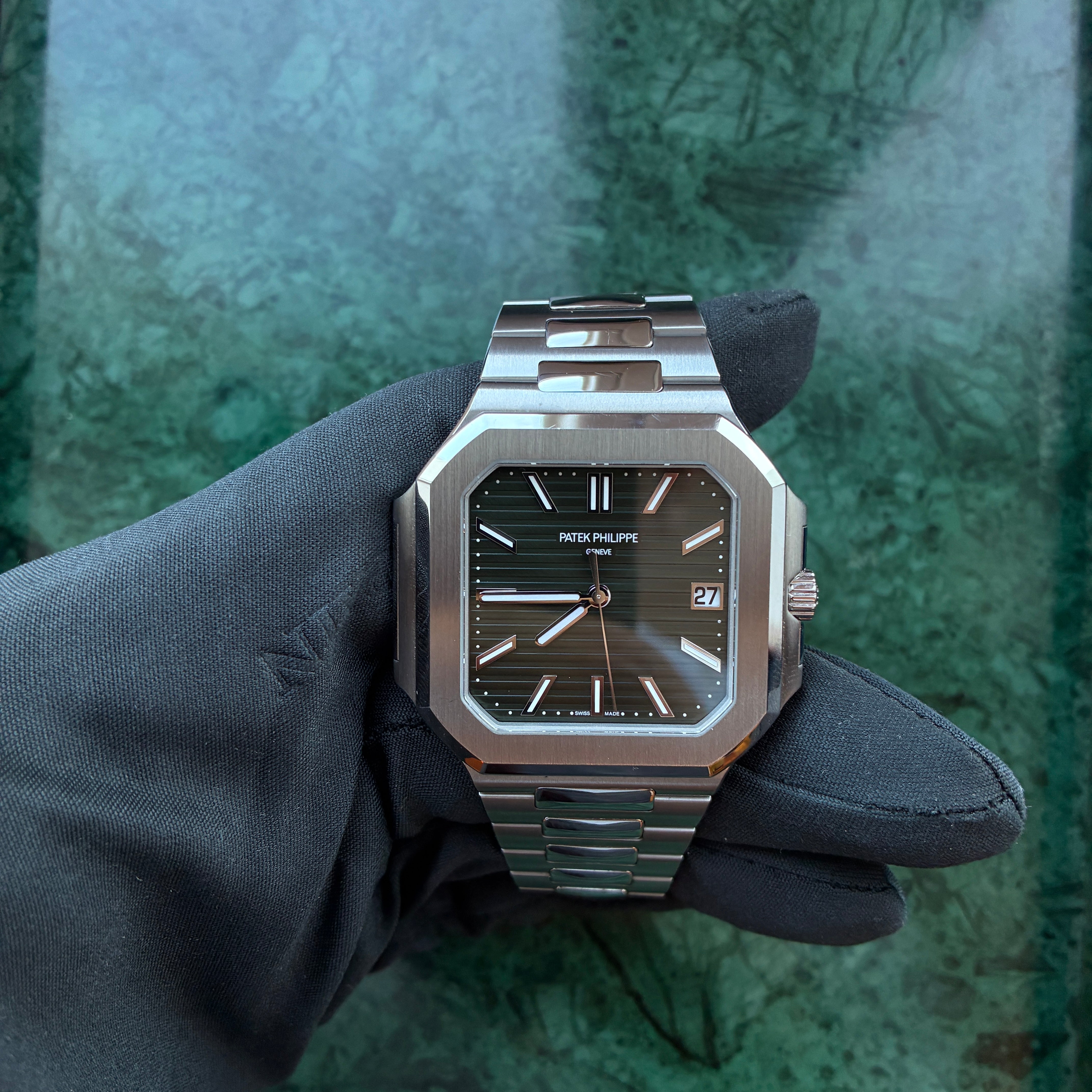 Cubitus / very good condt. / all links / Green Dial / Full-Set / 2024