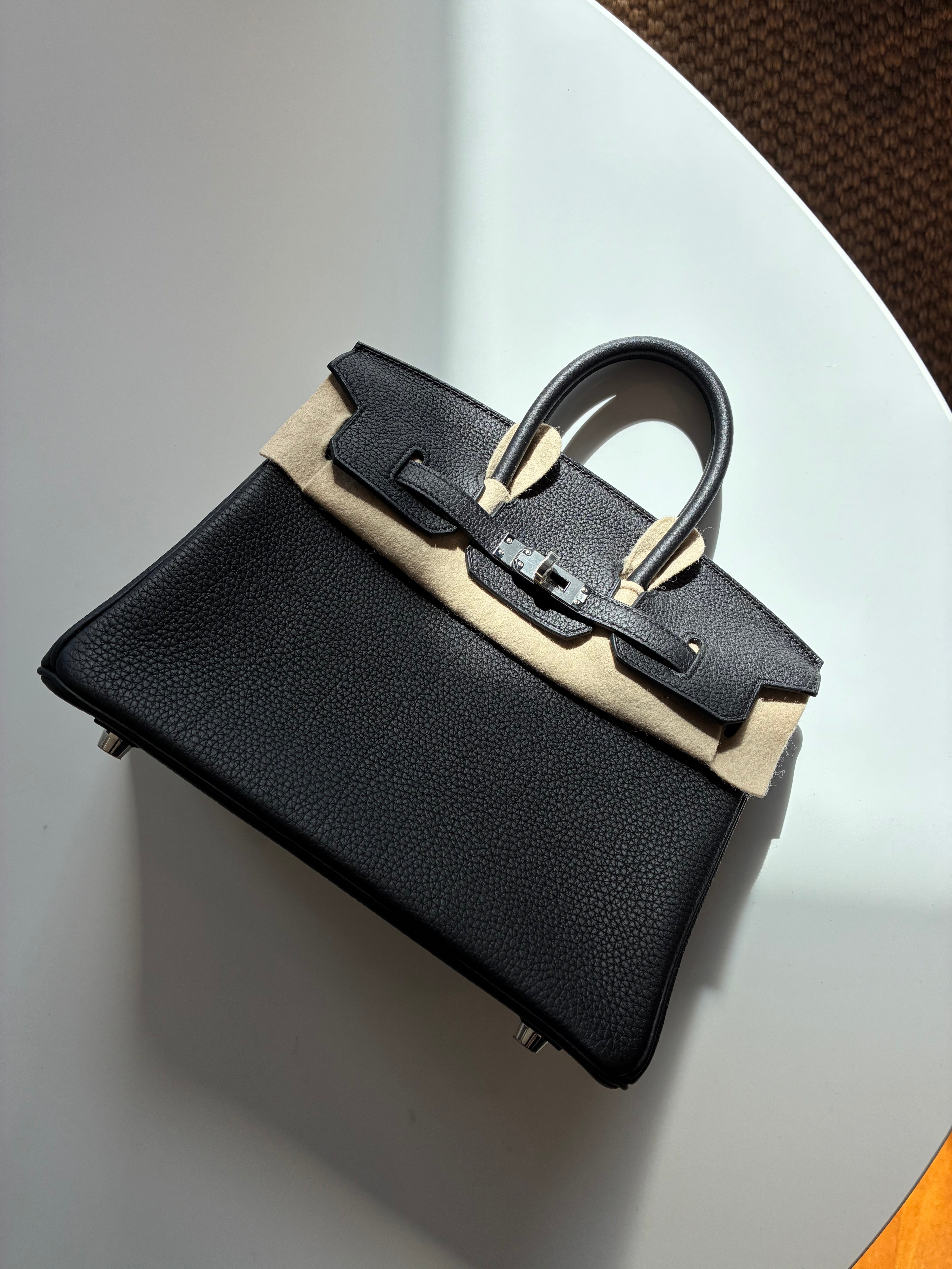 Hermes - Hermès Birkin 25 Togo Leder Noir Schwarz (2022) – Full Set inkl. Original Kaufbeleg - [product_sku]
