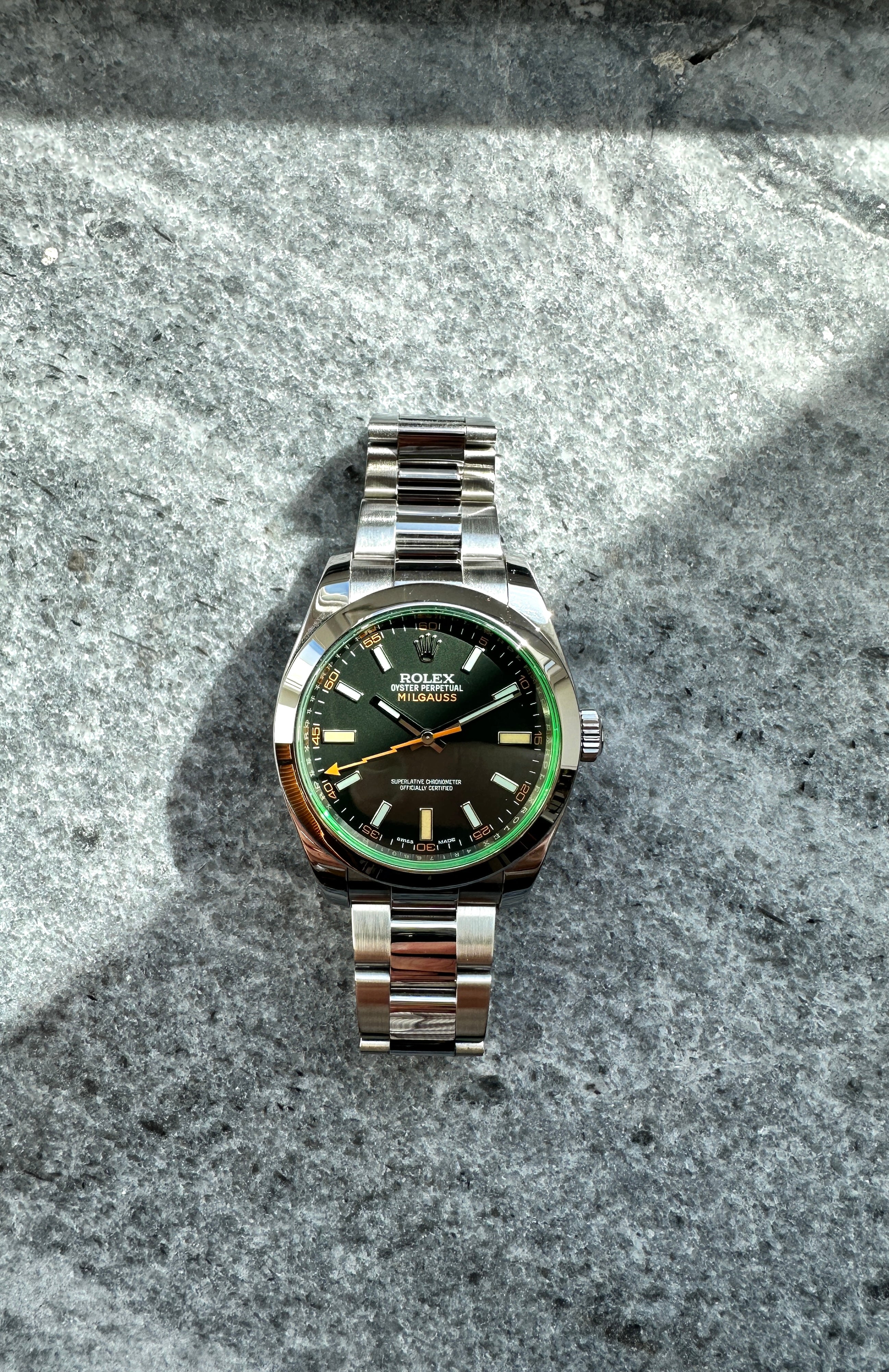 Milgauss 116400GV Box and Paper -2015- LC100