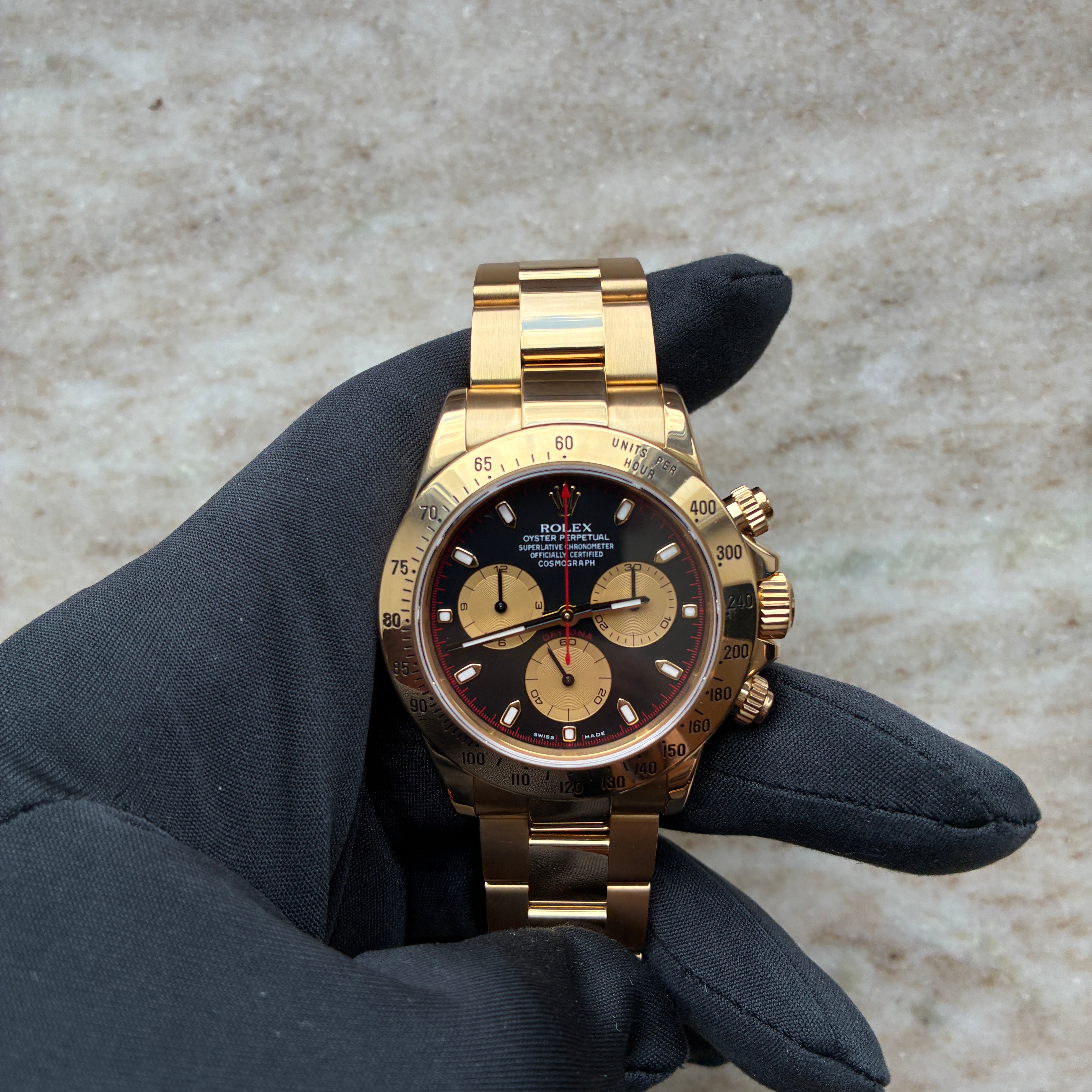 Daytona / Yellowgold / good condt. / Full links / Full-Set / 2005