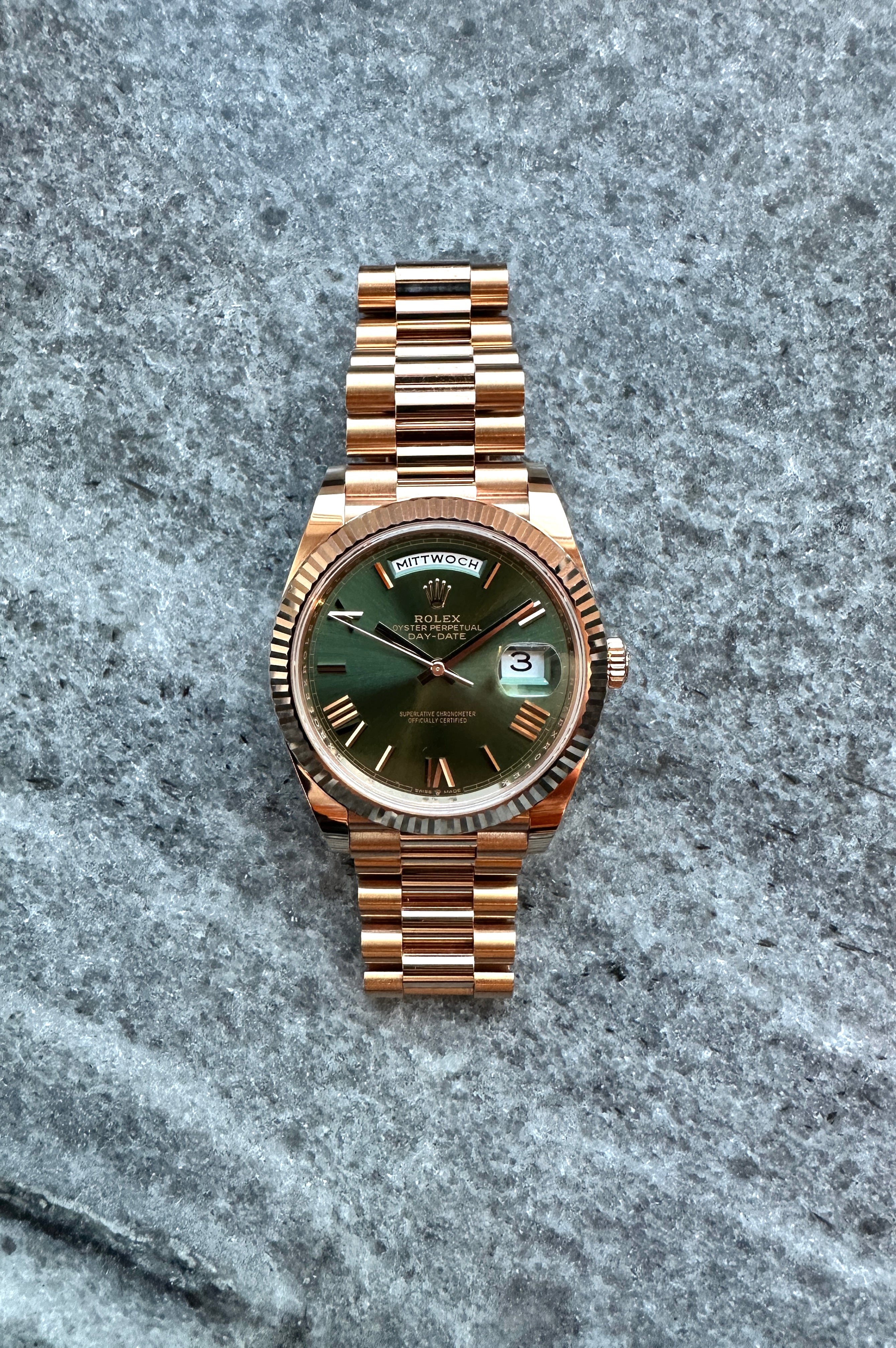 Day-Date 40 Green Dial -German Day- (2023)