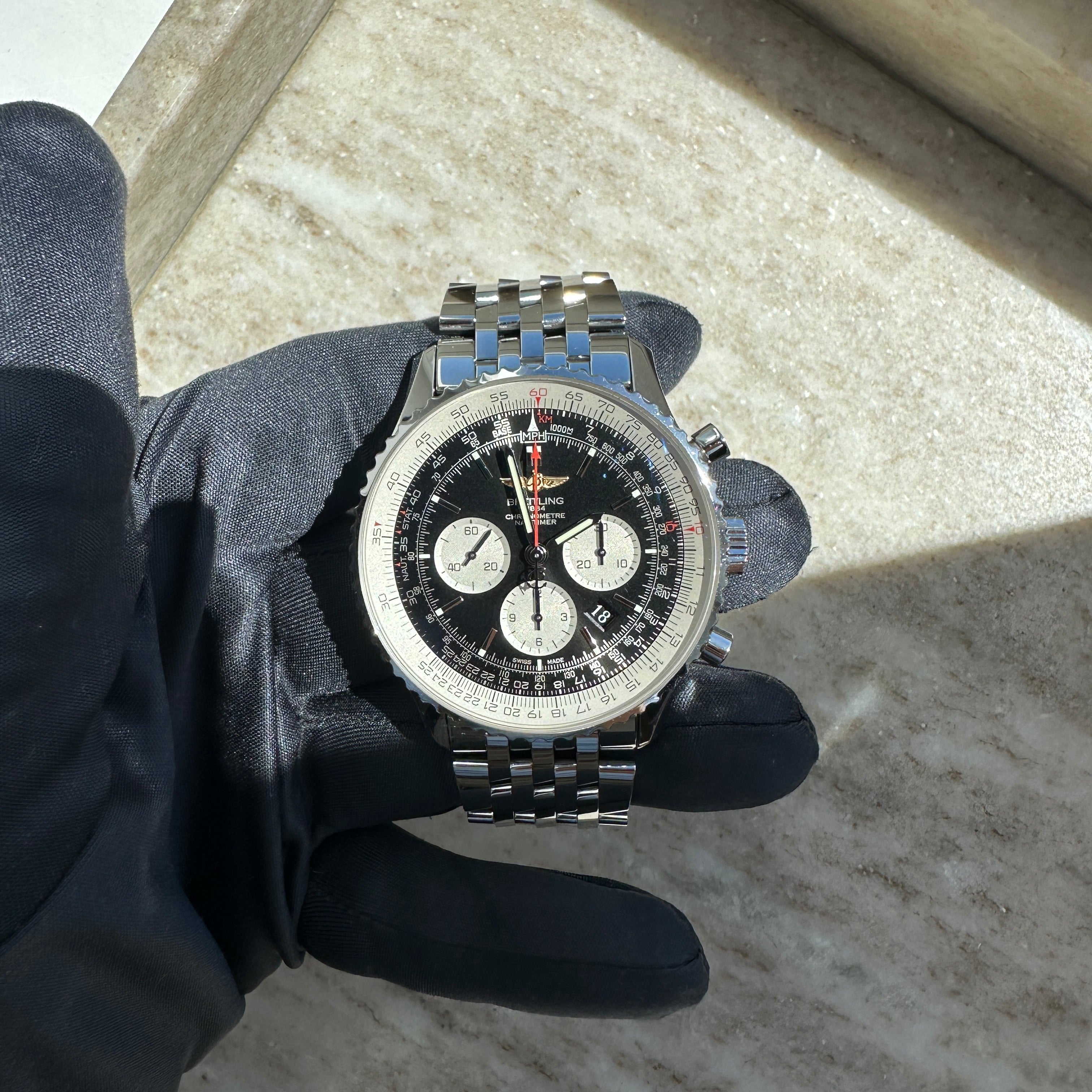 Navitimer 01 Black Dial 46 mm / Full Set / very good Condition / Germany / 2016