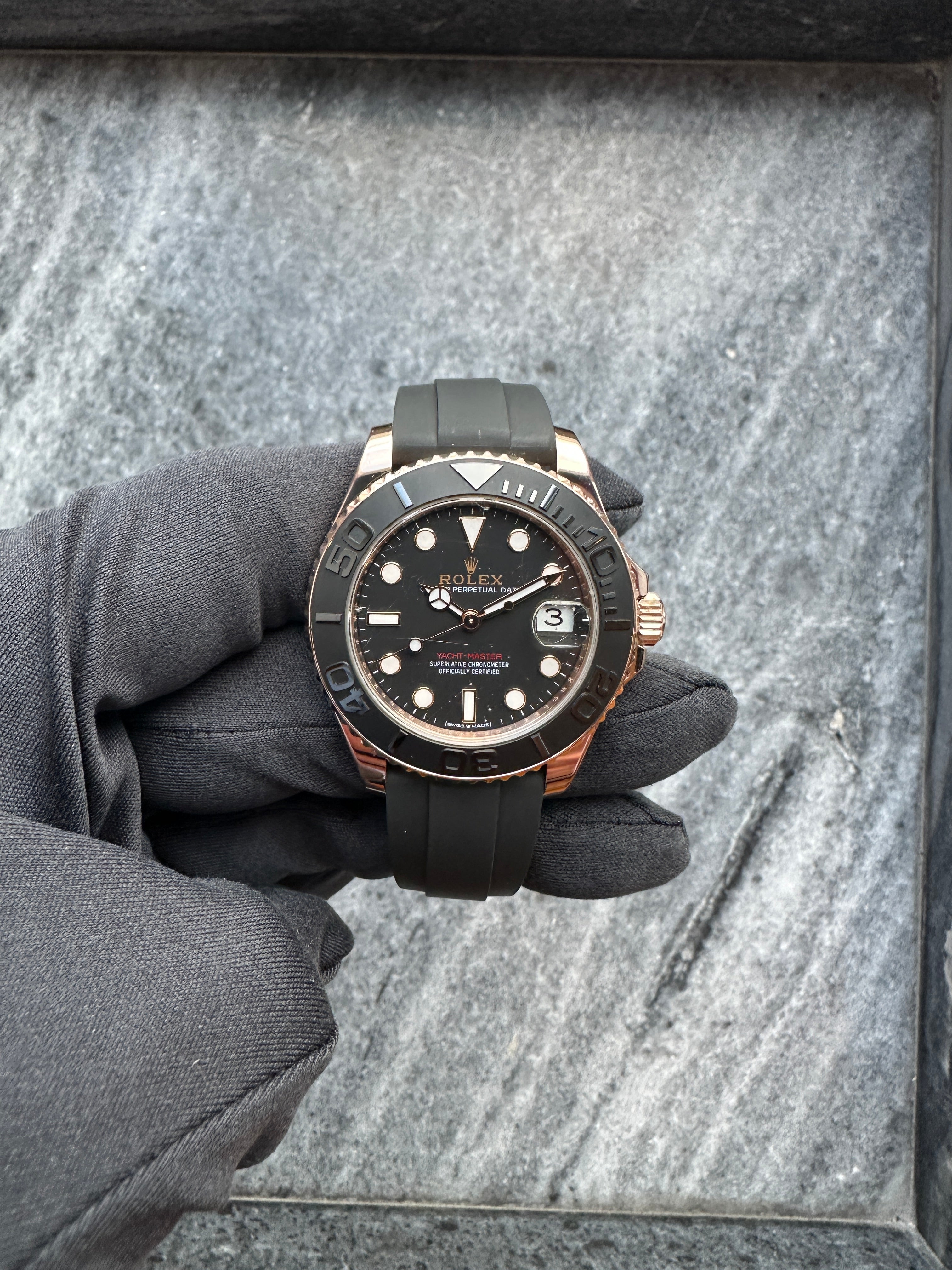 Yacht-Master 37 Oysterflex Everose / Full Set / 2019