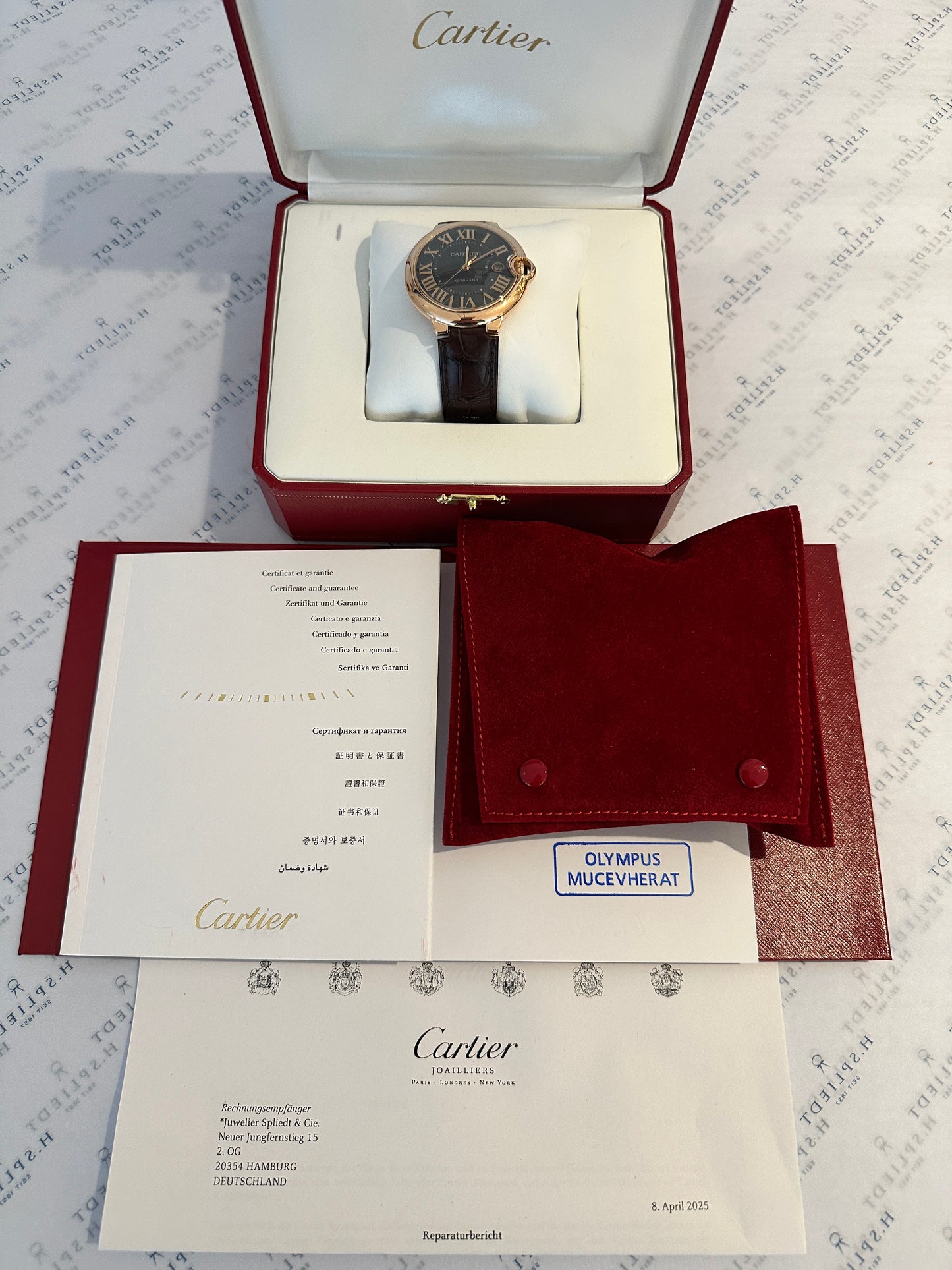 Cartier Ballon Bleu Gold 42mm