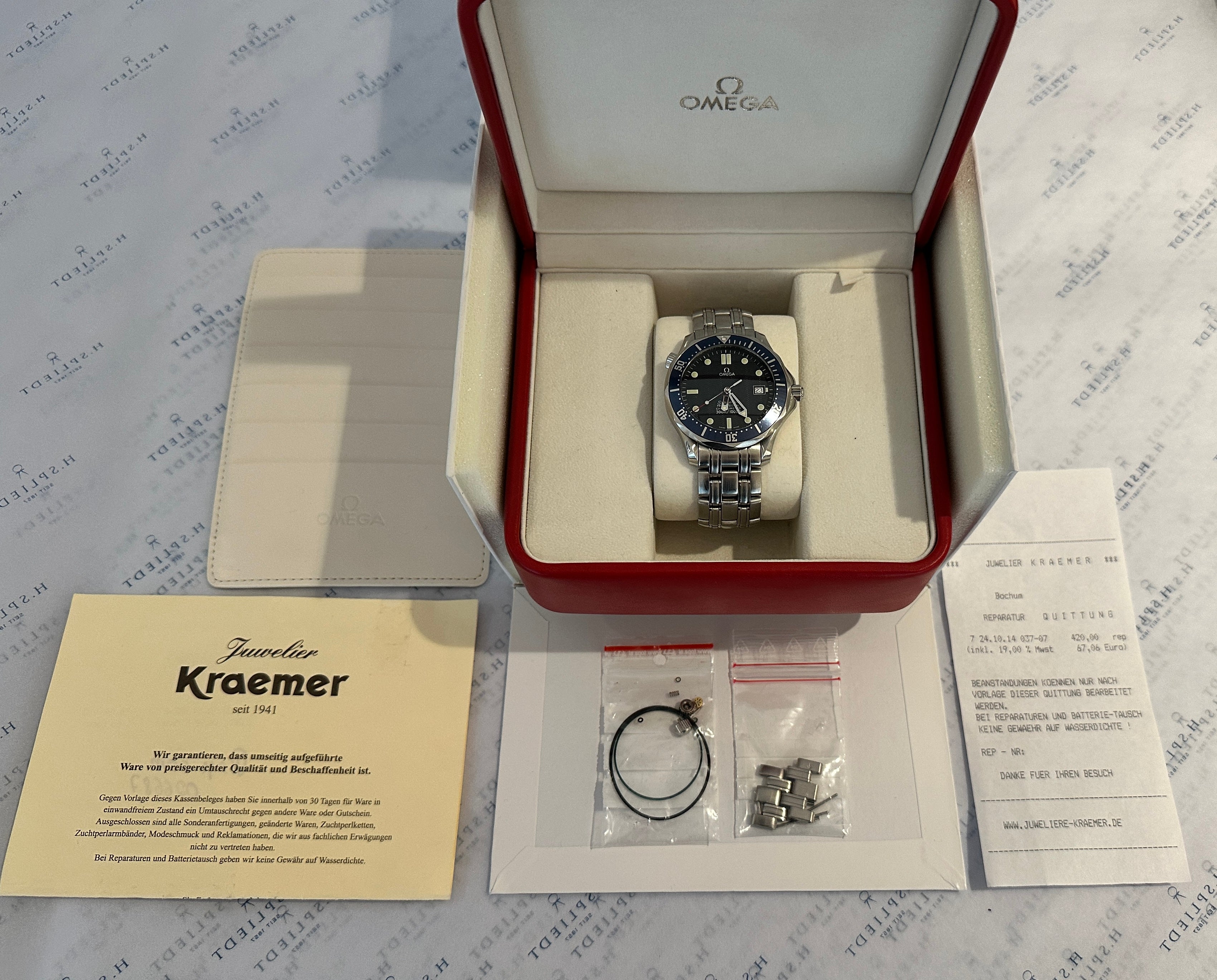 Omega - Omega Seamaster Diver 300 Professional Blue Dial (2008) - [product_sku]