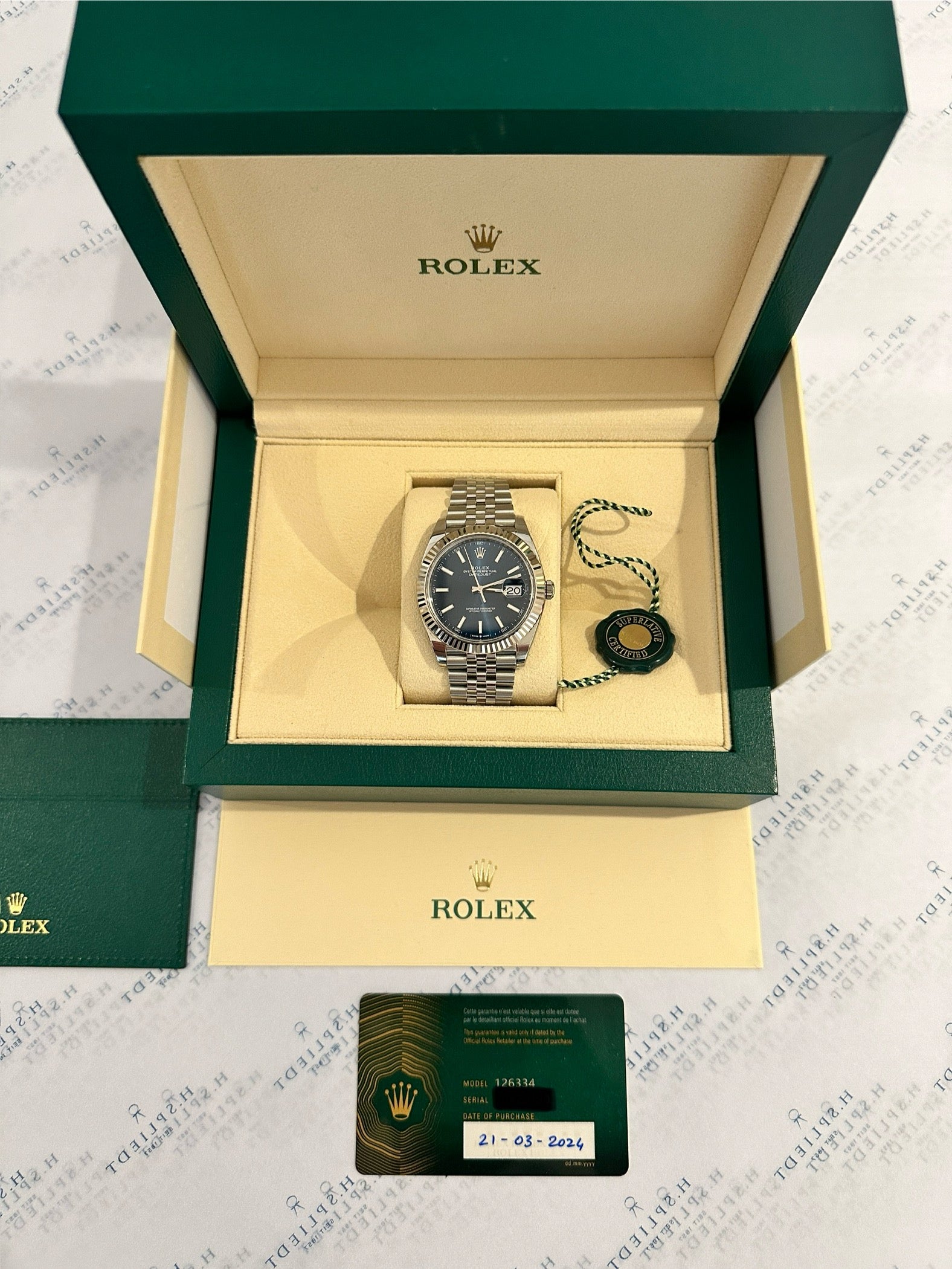 Rolex - Rolex Datejust 41 Jubilee Blue (2024) - [product_sku]