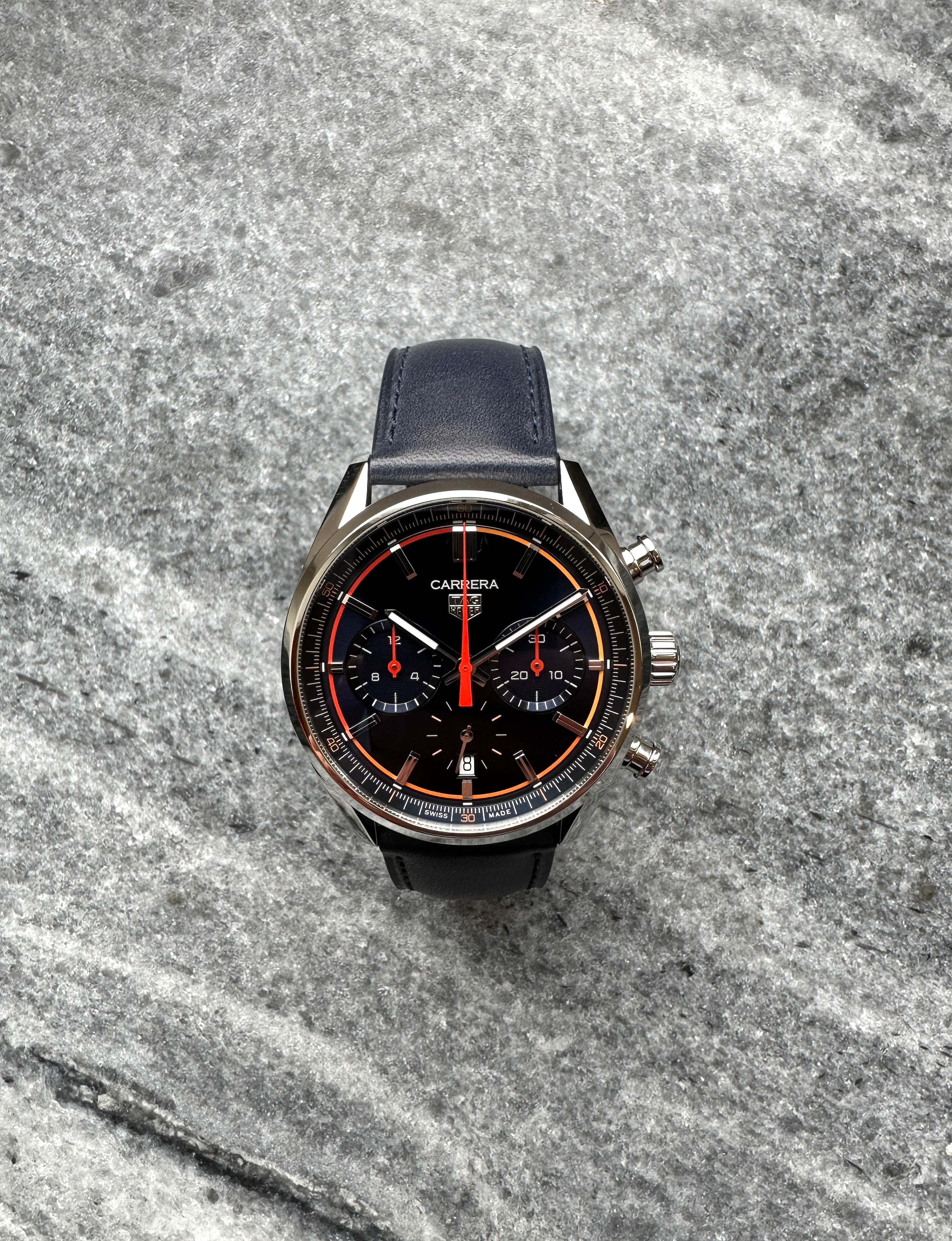 Carrera Chronograph Blue 42 mm / Full Set / Unworn -2023-