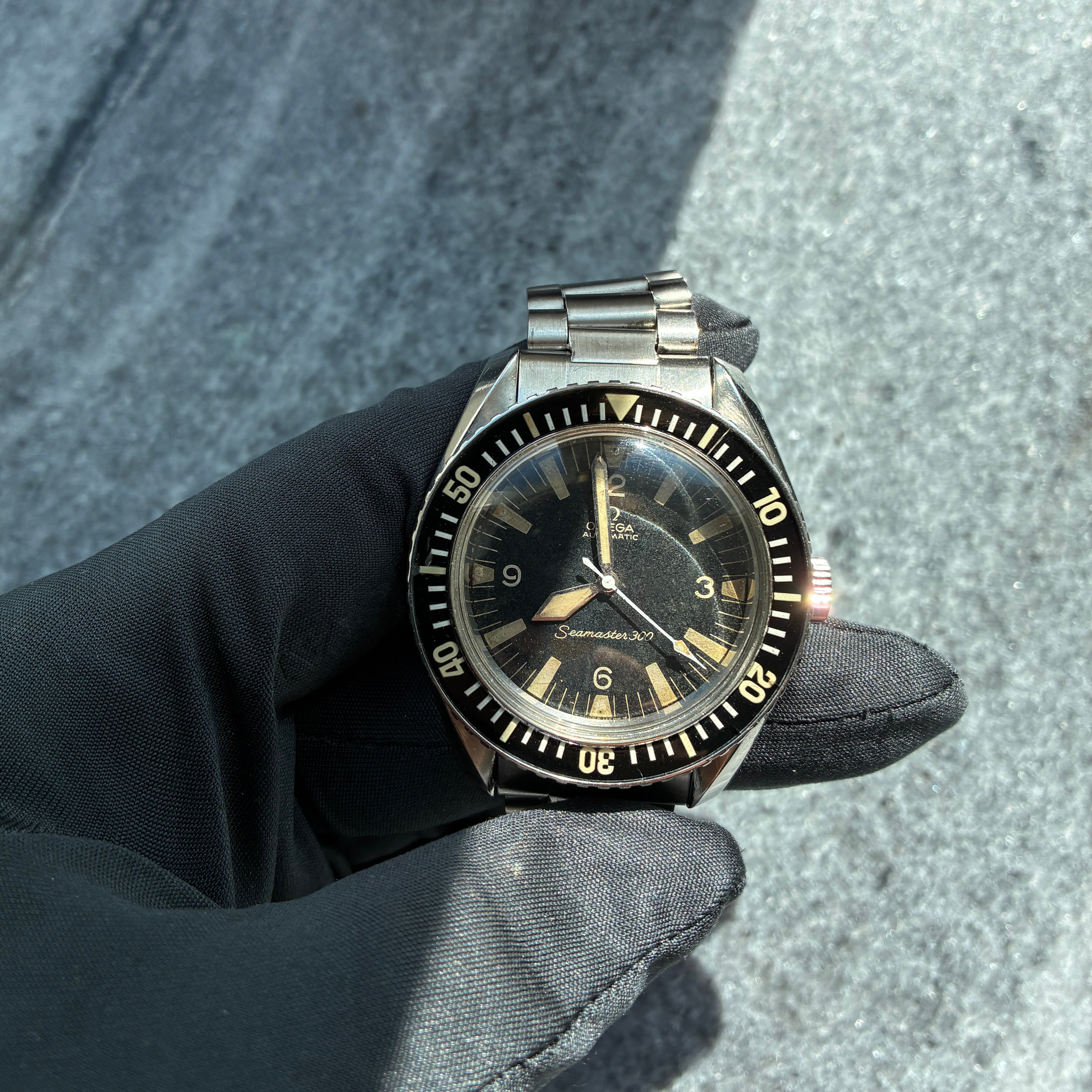 Seamaster 300 / Stainless steel / Vintage / Tritium / Divers watch / extract from the archives / orig. Box / 1967