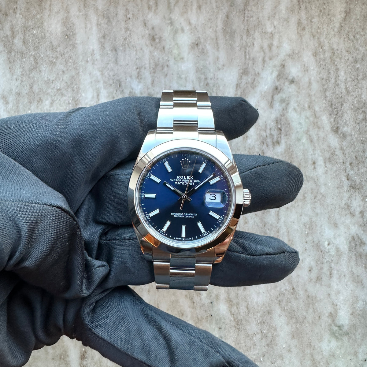 Datejust / Blue Dial / Stainless steel / Full links / Full-Set / 2019