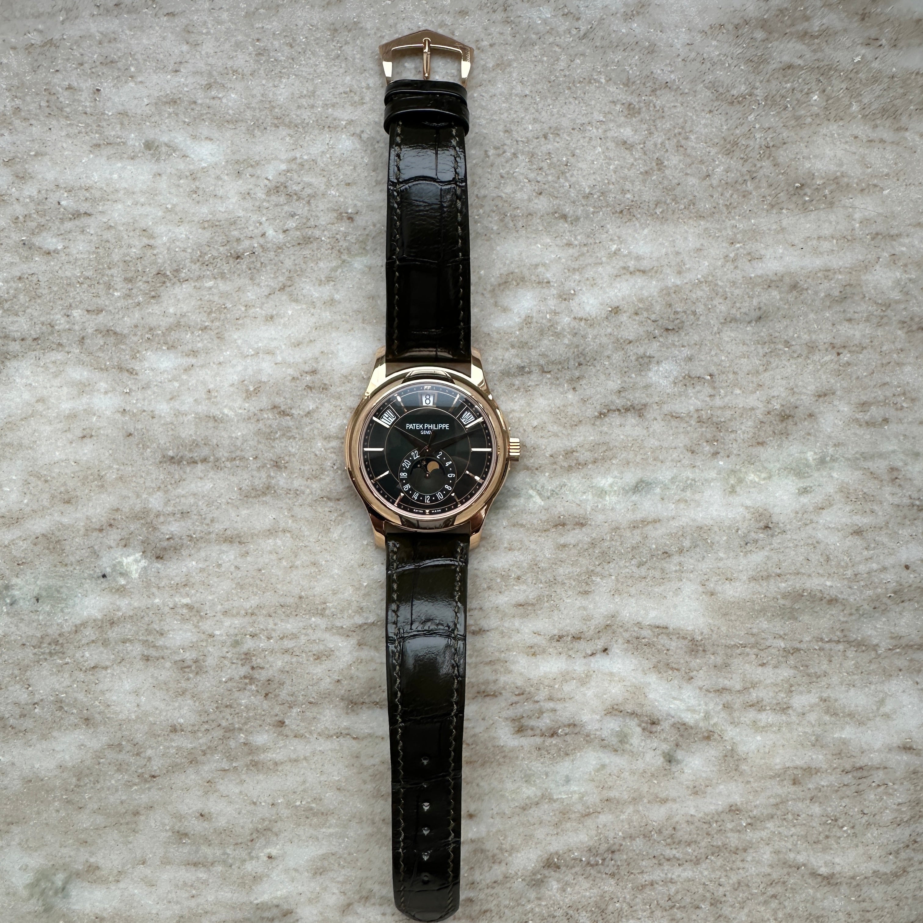 Annual Calendar Roségold 5205R-011 Green / Full Set / very good Condition / Germany / 2023