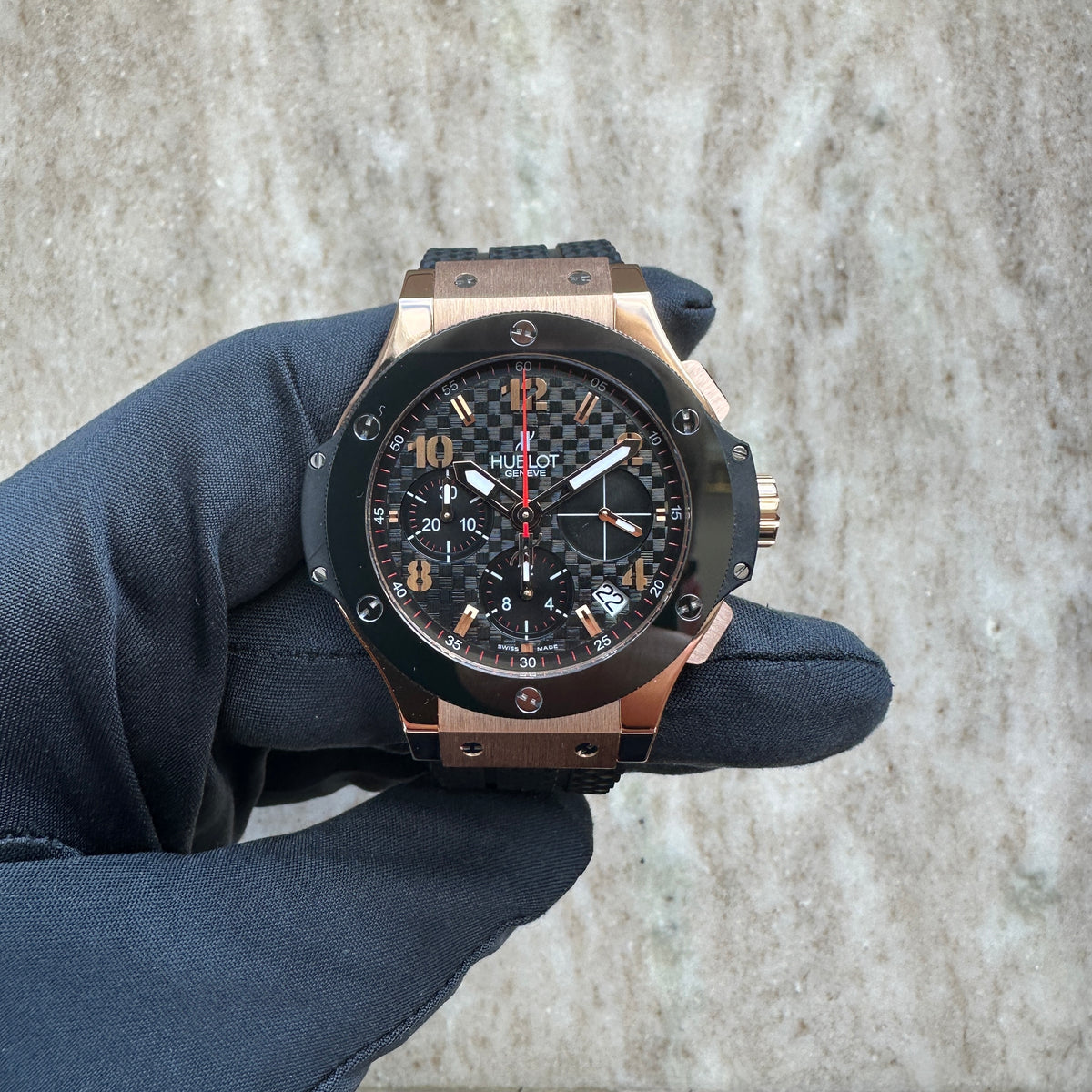 Big Bang 41 mm Roségold / HUBLOT Service + Invoice / Box incl. / 2021