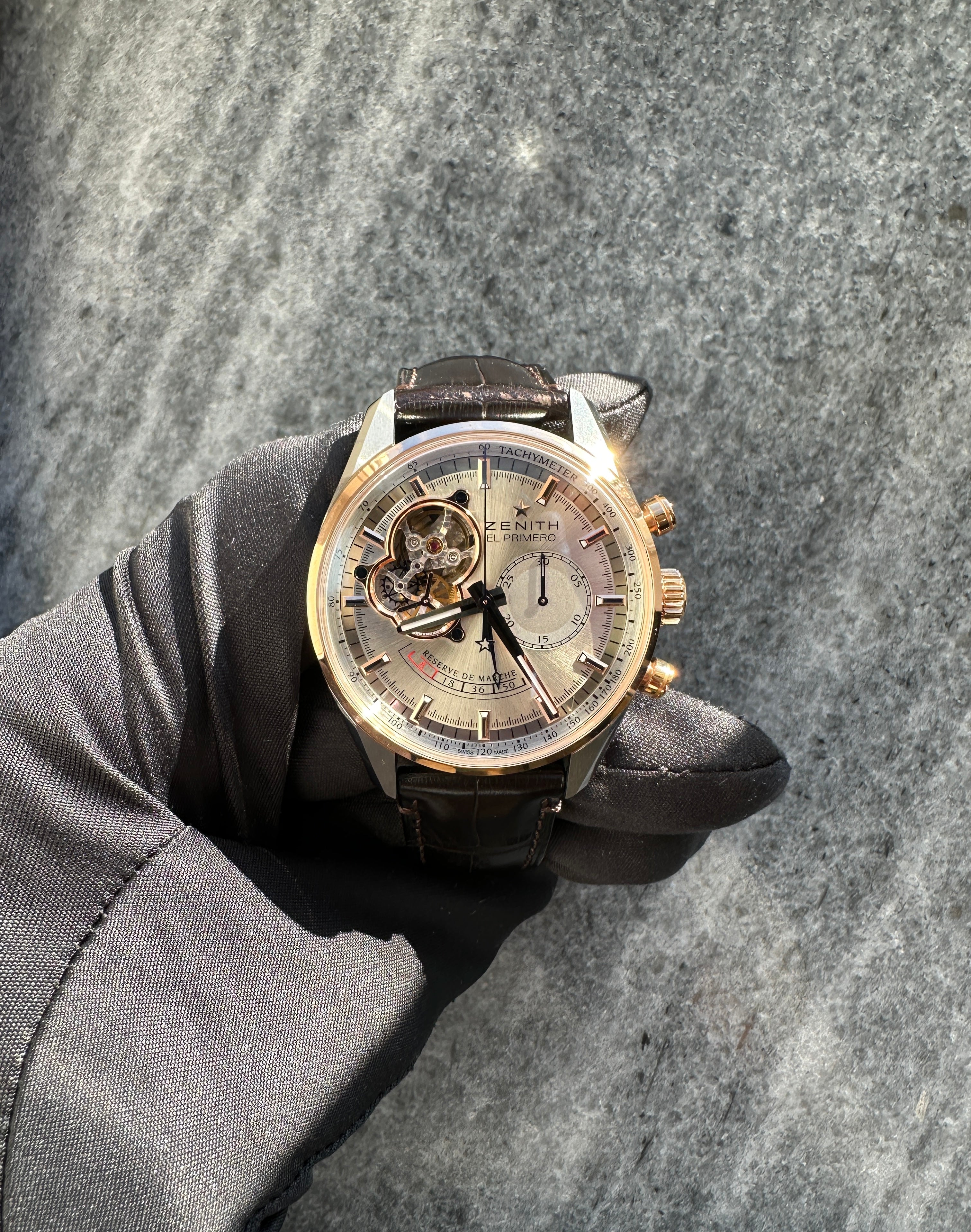 El Primero Chronomaster Power Reserve Openheart Steel&Gold / Full Set / 2020