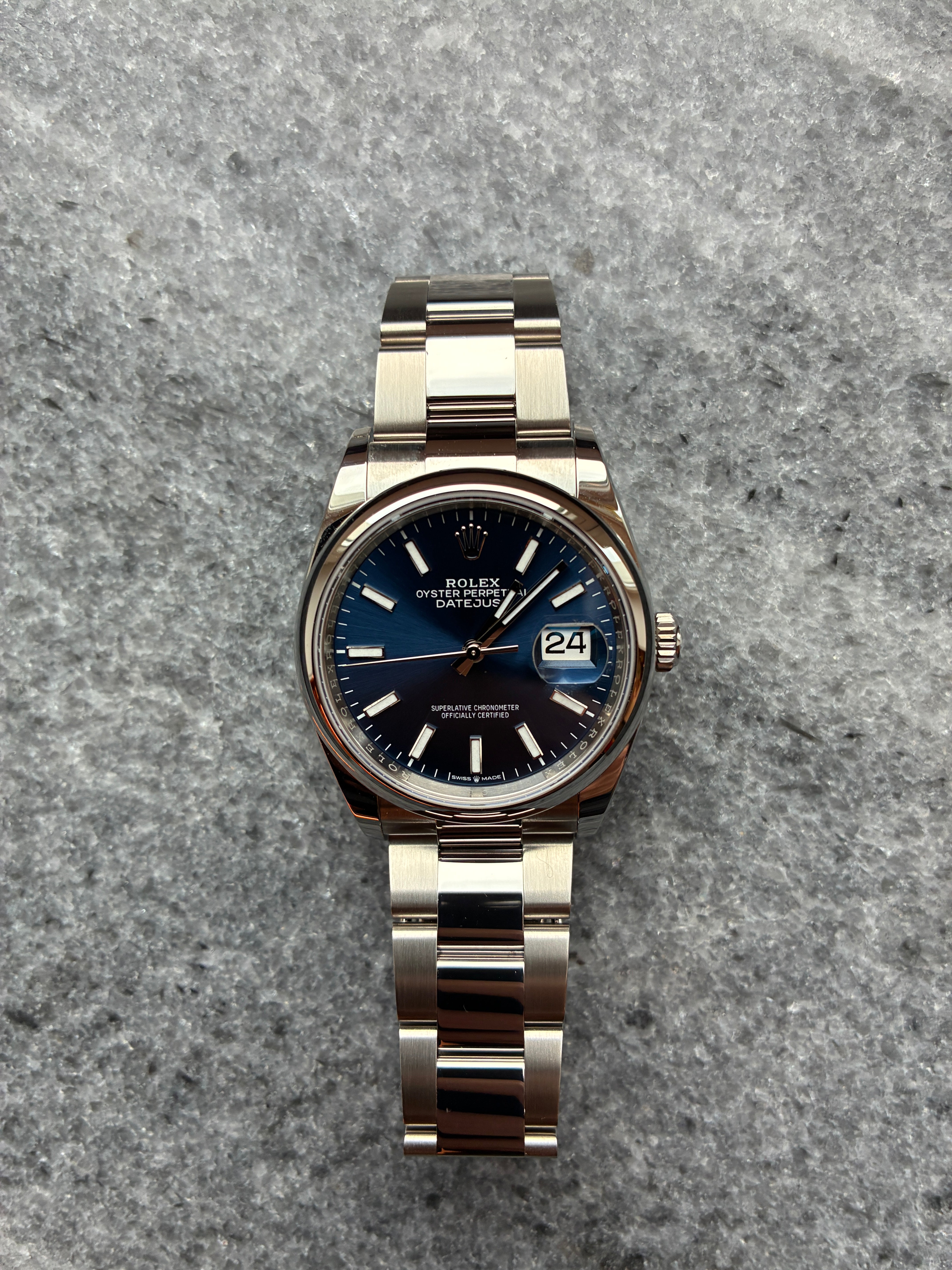 Datejust 36 / Blue Dial / Box & Papers / 2022