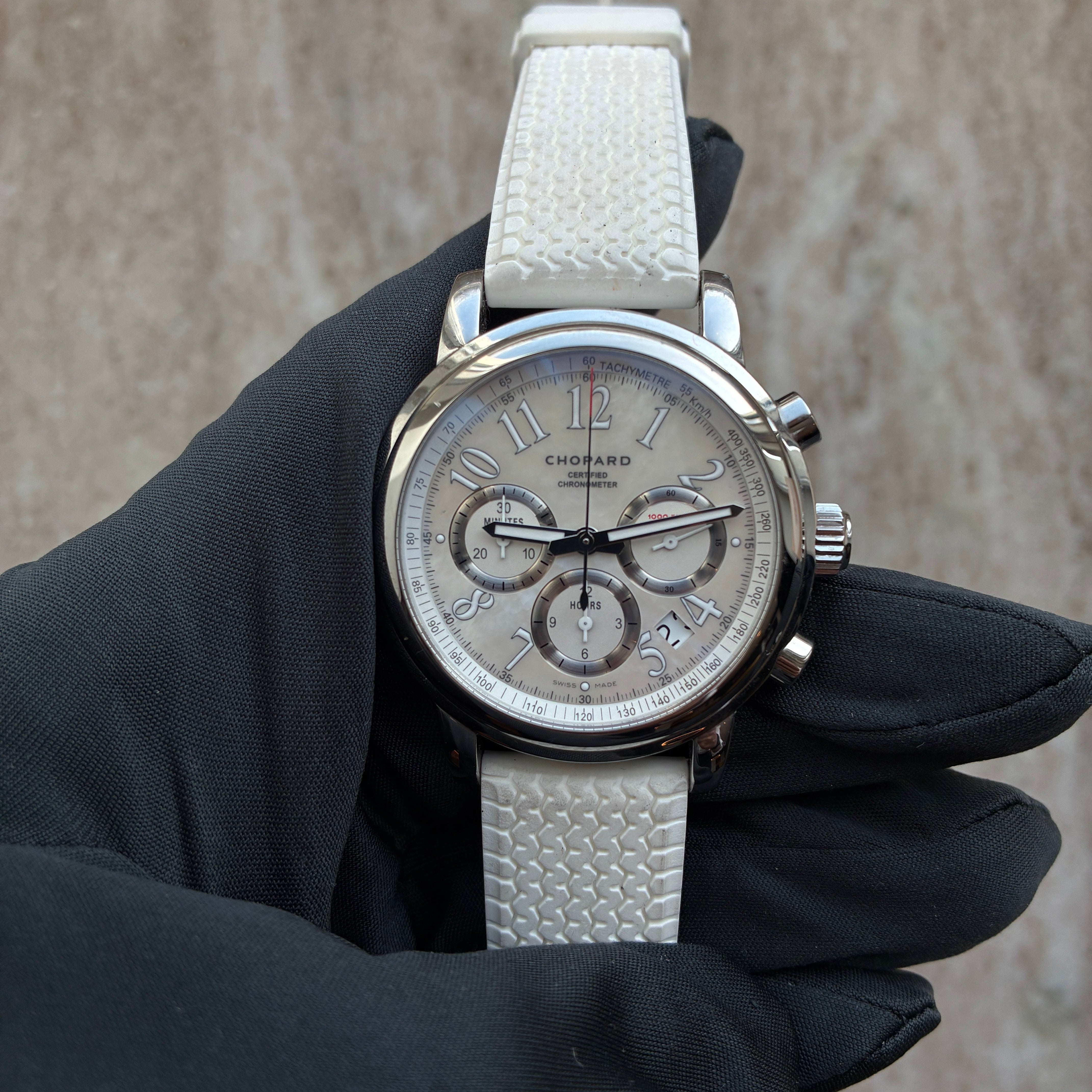 Chopard - Mille Miglia Chronograph / MOP Dial / Rubber Strap / Full-Set - [product_sku]