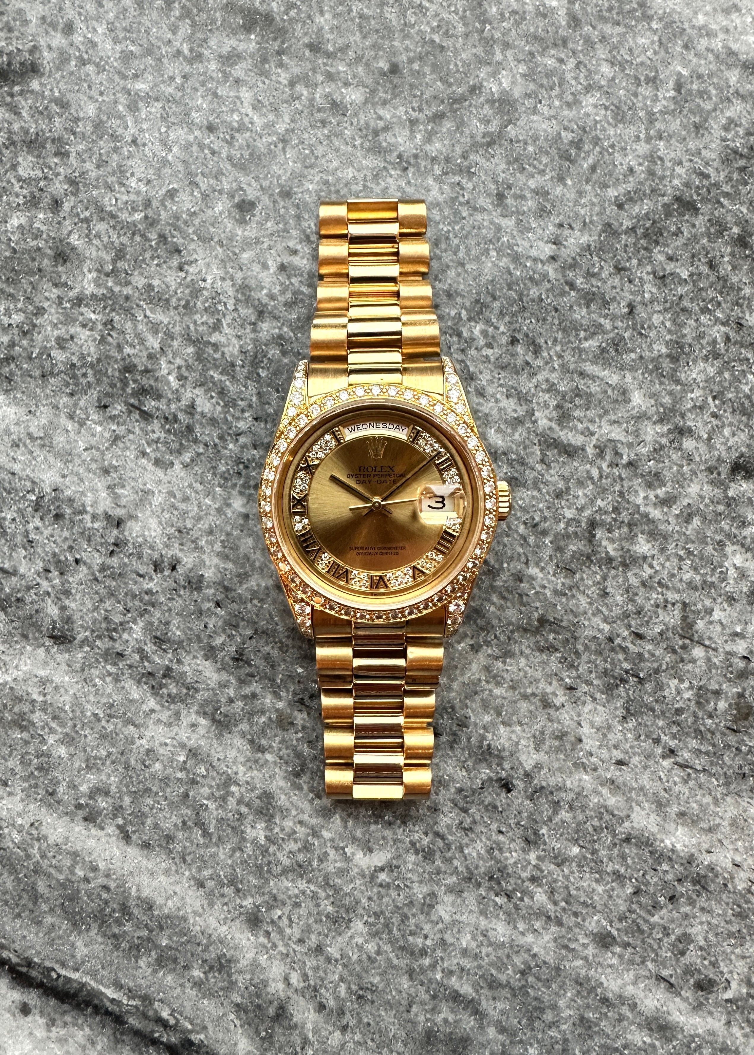Day-Date 36 Gold Diamonds 18388 Service 2025 (incl Box) -1991-