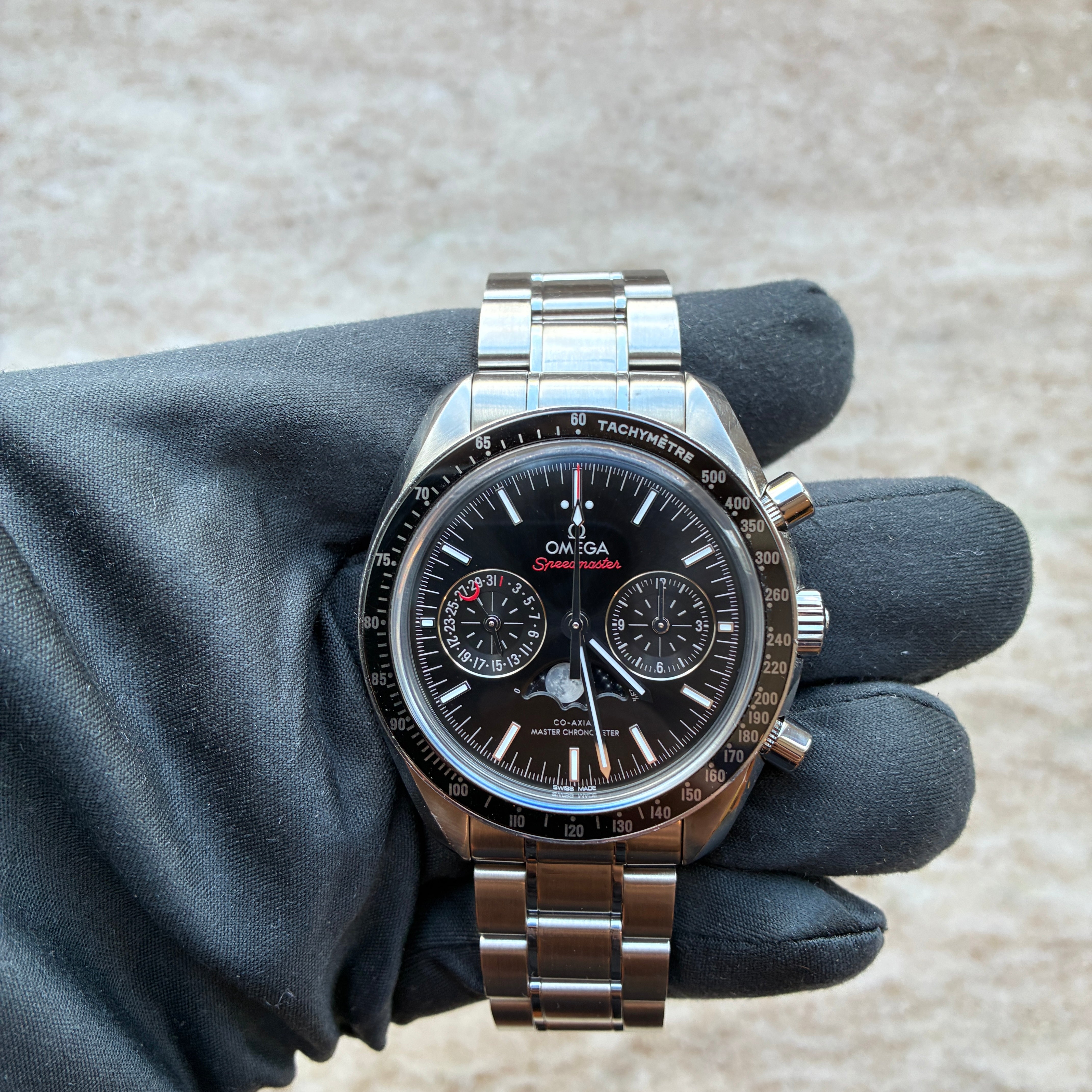 Speedmaster Moonwatch Moonphase /  Stainless steel strap / 20cm wrist size / Full-Set / 2020