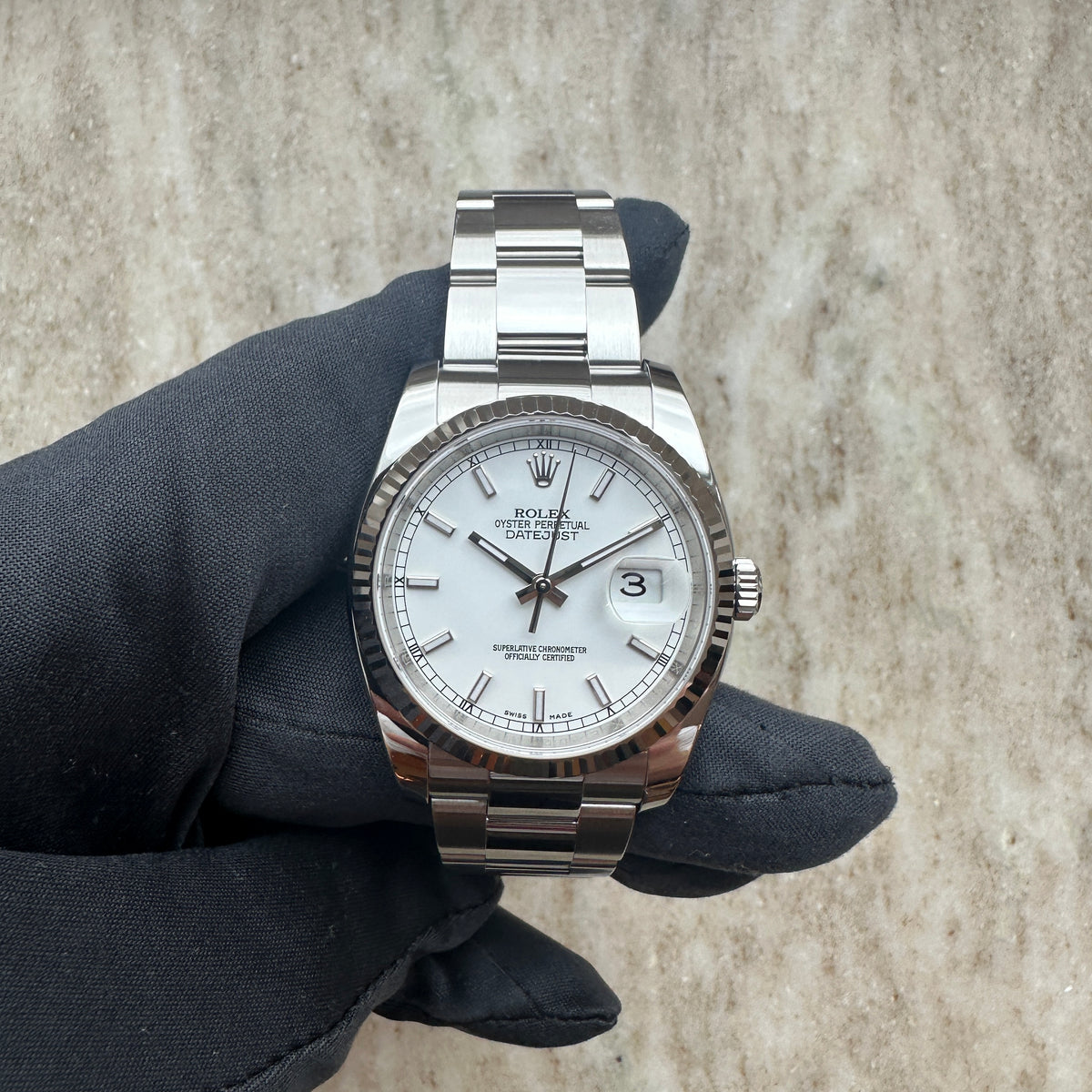 Datejust 116234 White Dial / Premium Full Set / Oyster / 2016