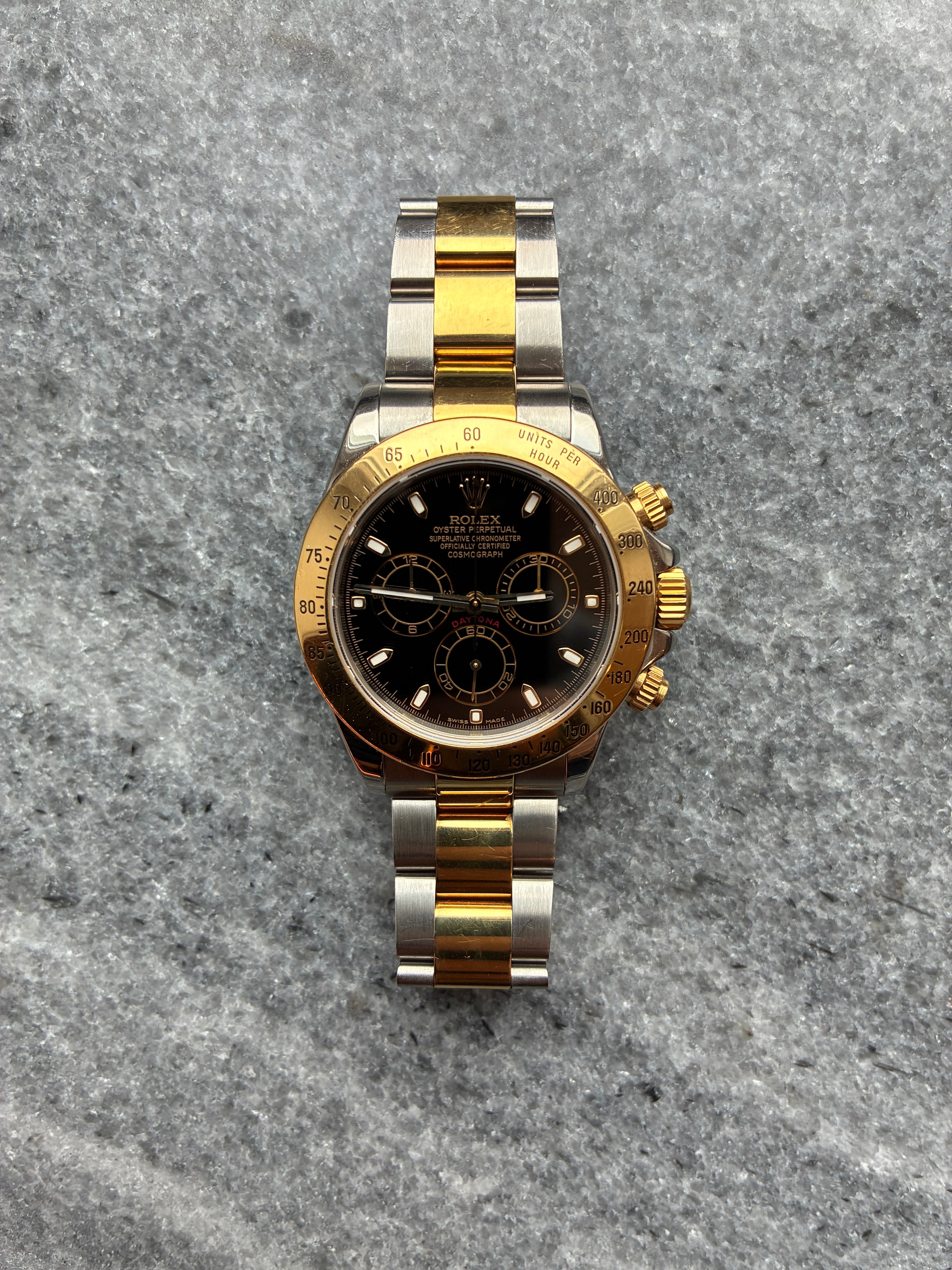 Daytona Bicolor / Black dial / 2000