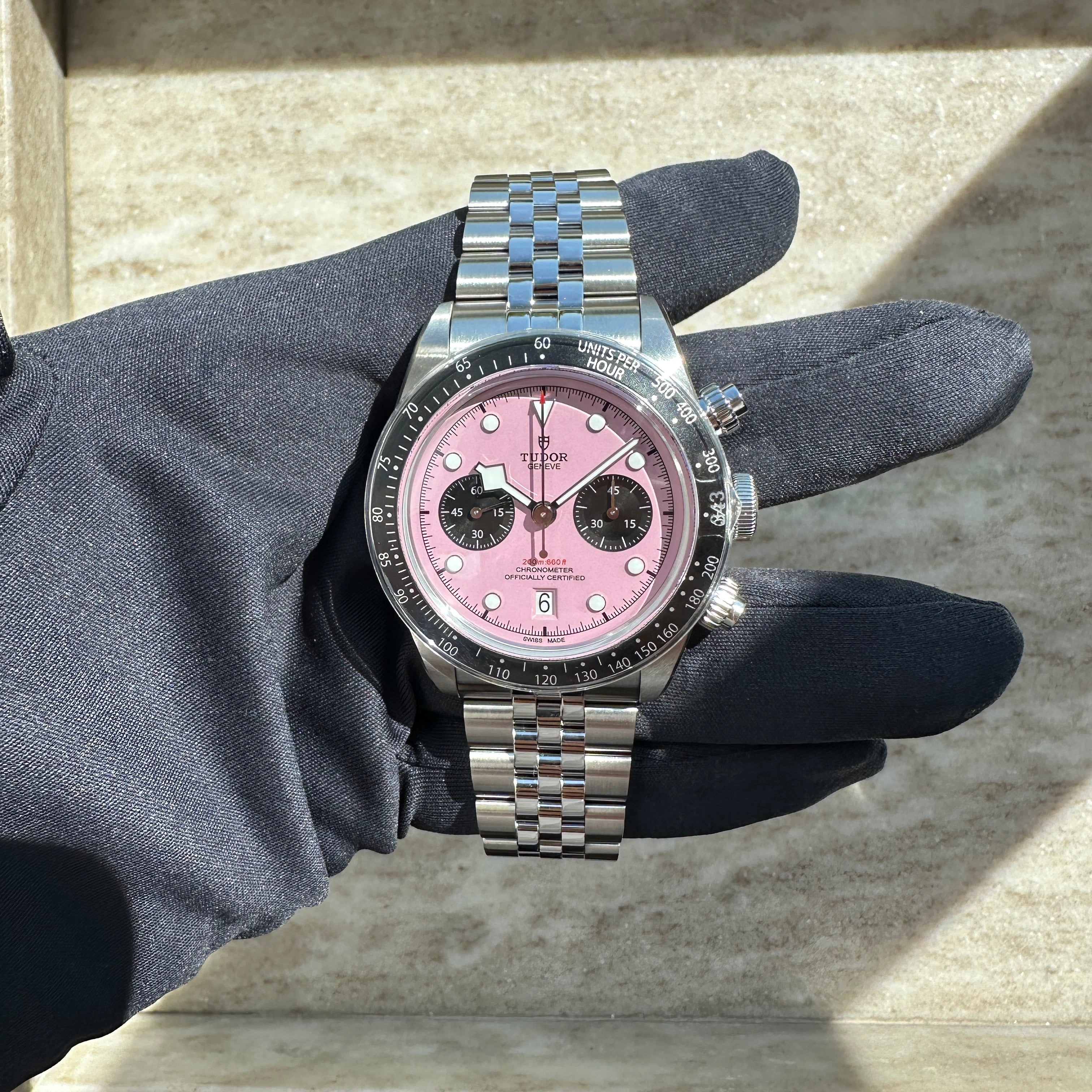 Black Bay Chrono Pink Dial / Flamingo / Inter Miami / Unworn / 2026