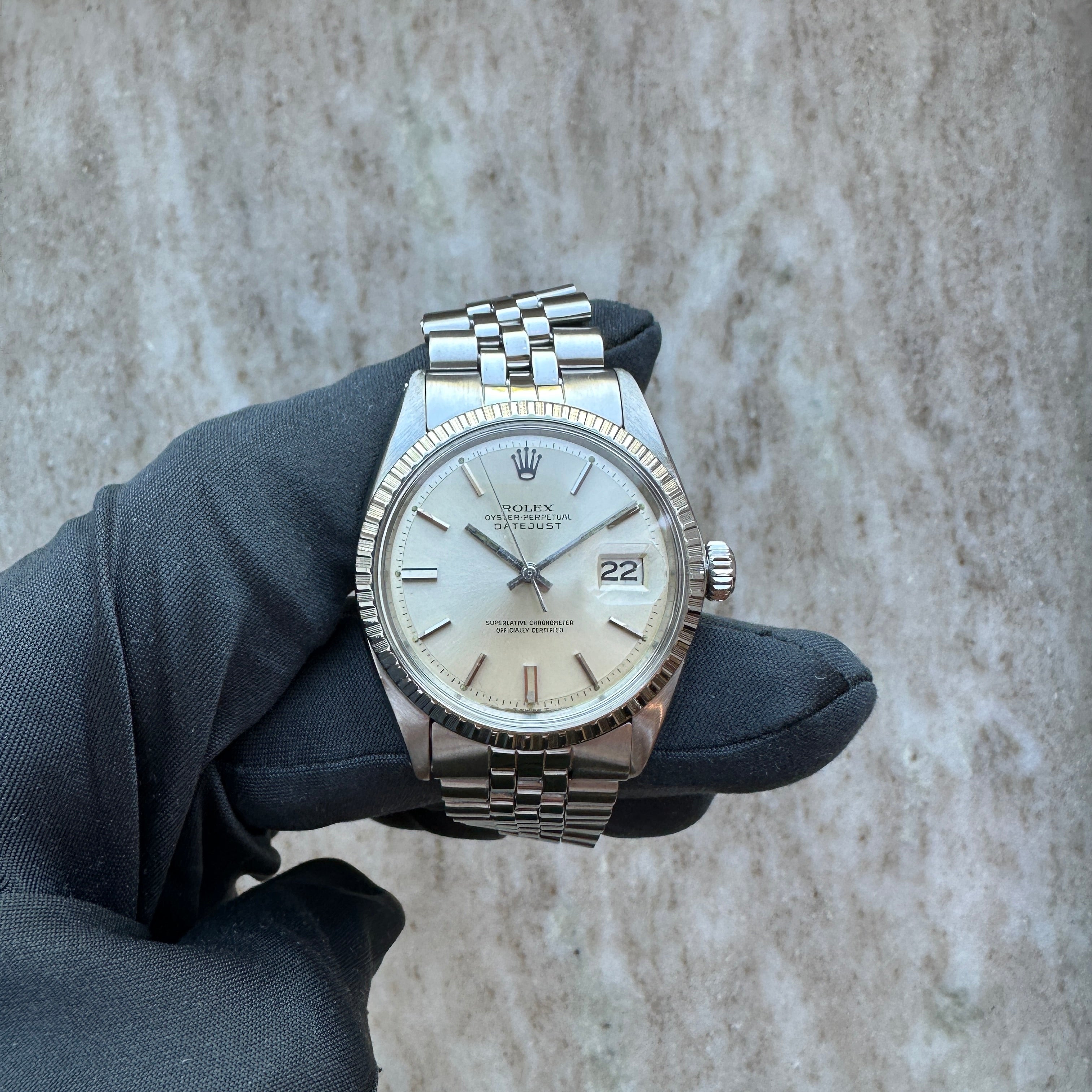 Datejust 36 Silver Dial Ref. 1603 / 2 years Warranty / very good Condition / 1970