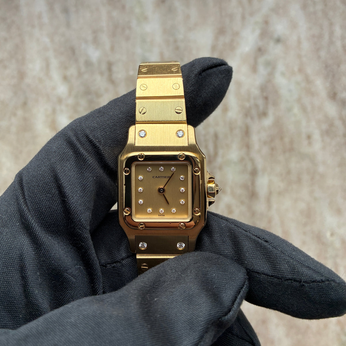 Santos Yellowgold / Service 2026 / Factory Set / ca. 1990