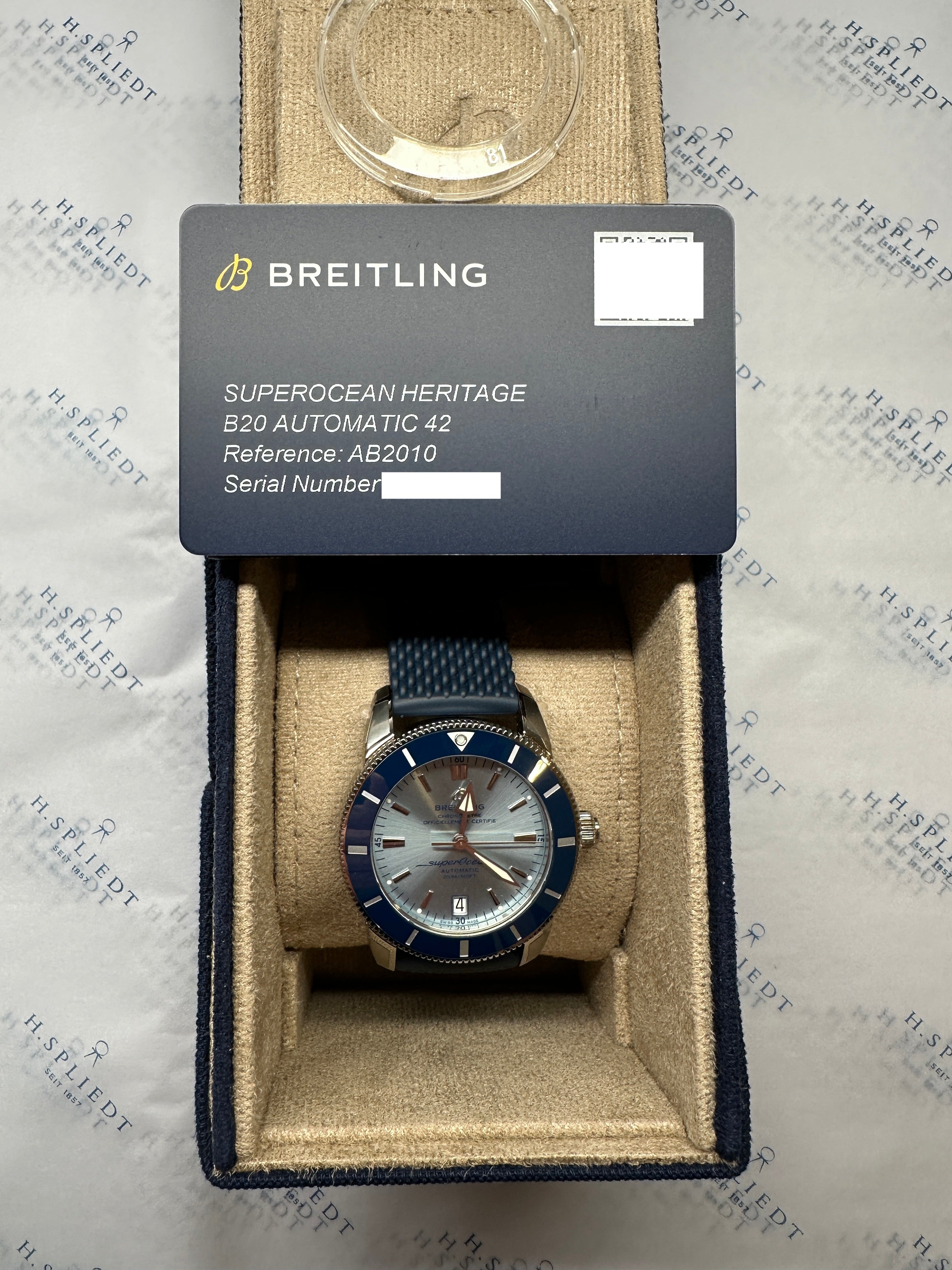 Superocean Héritage II 42 Limited Sylt Edition Iceblue 200 of 200 / Box & Paper / 2022