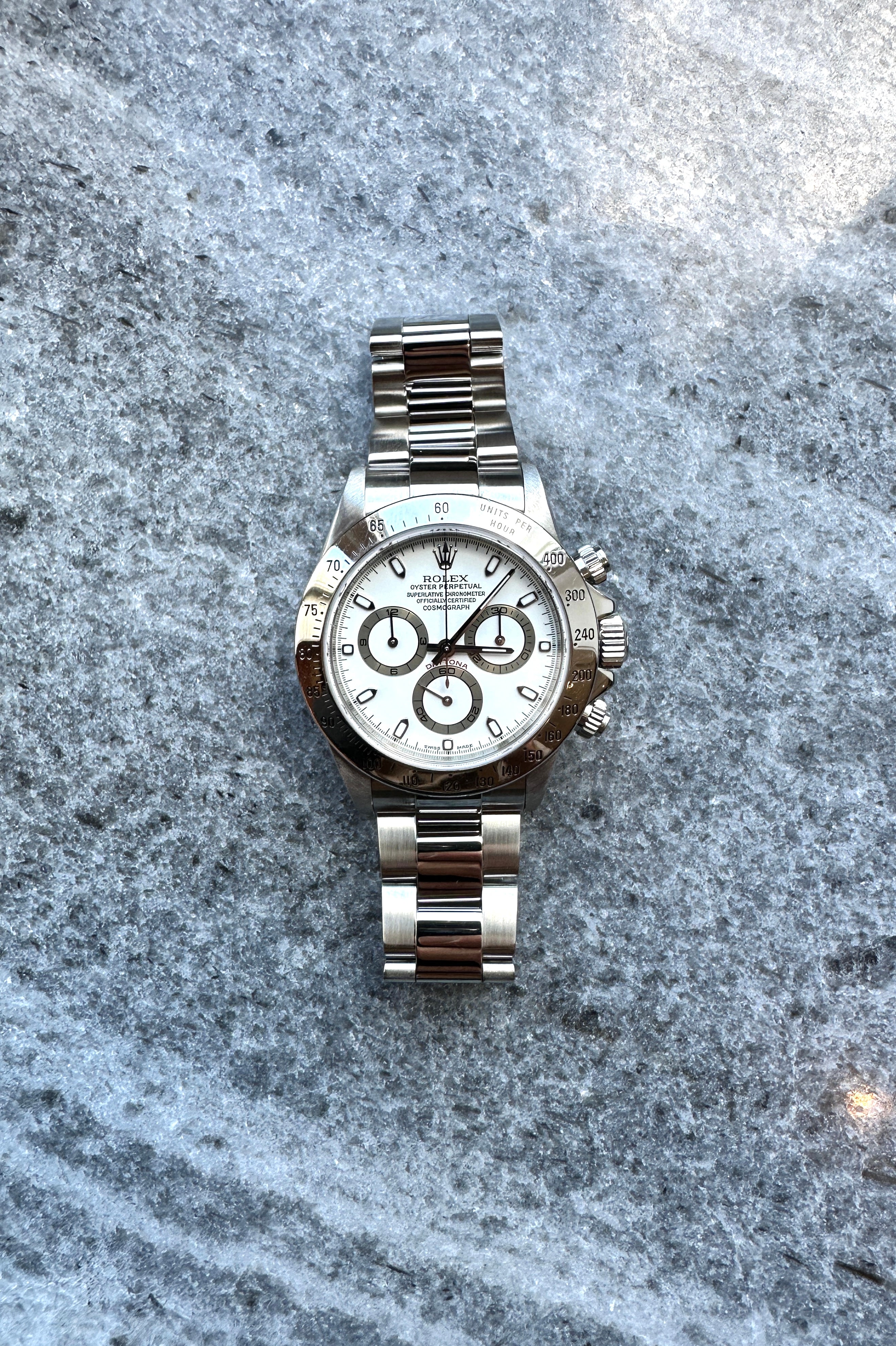 Daytona 116520 White Dial / Full Set / Service 2025 (LC100 aus 2001)