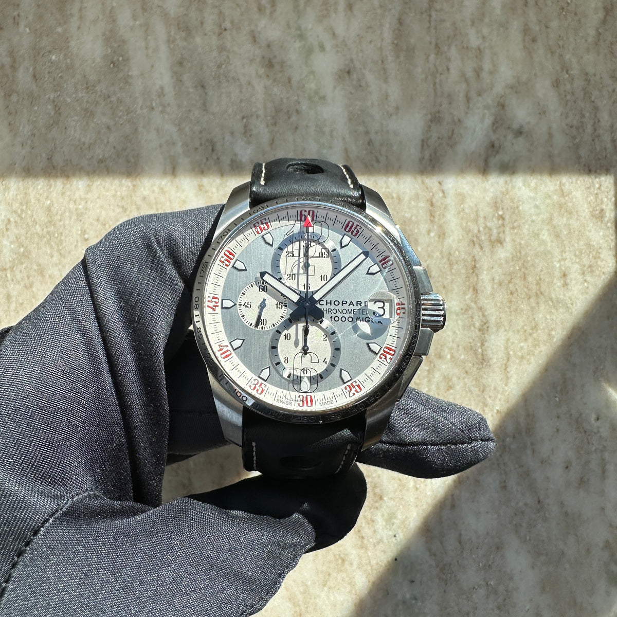 Mille Miglia 44mm Titan Limited Edition 1 of 1000 / Full Set / 2012