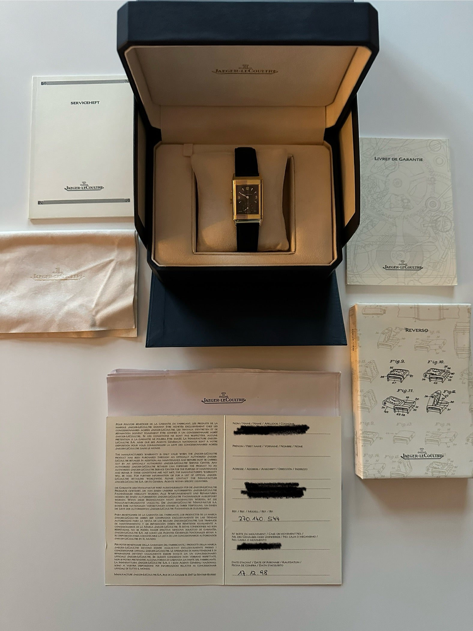 Jaeger LeCoultre - Jaeger-LeCoultre Reverso Duoface 18kt YG (Service 2024) - Juwelier Spliedt