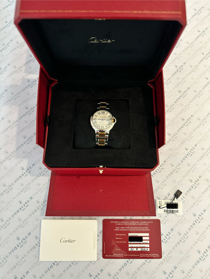 Cartier Ballon Bleu 33 mm Steel & Gold (New)