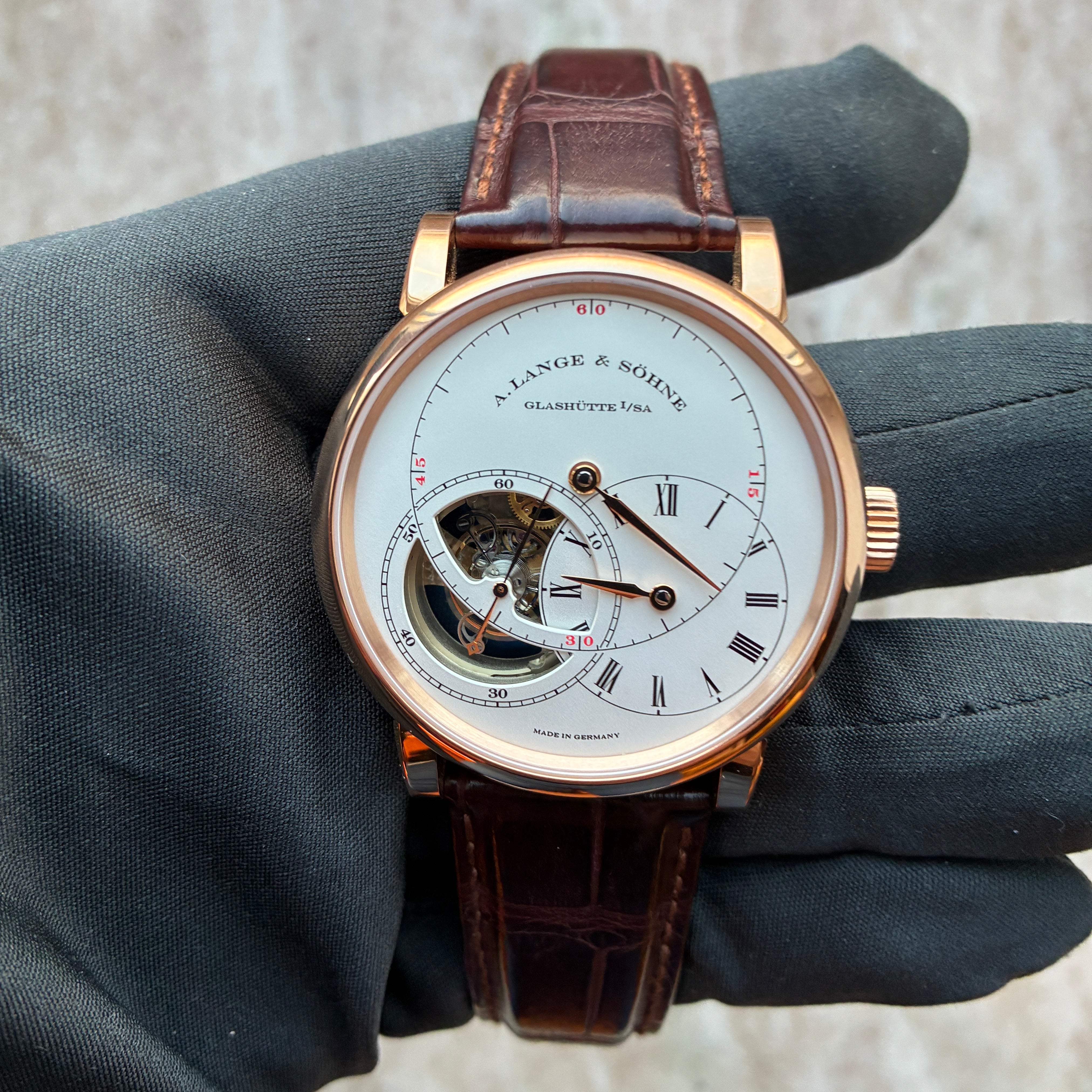 A. Lange & Söhne - Tourbillon Pour Le Merite / 760.032f / Roségold / Folding Clasp / Full-Set / 2012 - [product_sku]